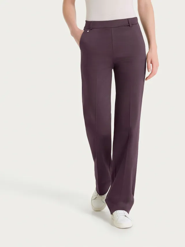 Ragno Satin Power Pantalone Dritto tasche pantalone Raisin