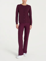 Ragno Four Seasons Cardigan Bottoni Fico con Viscosa