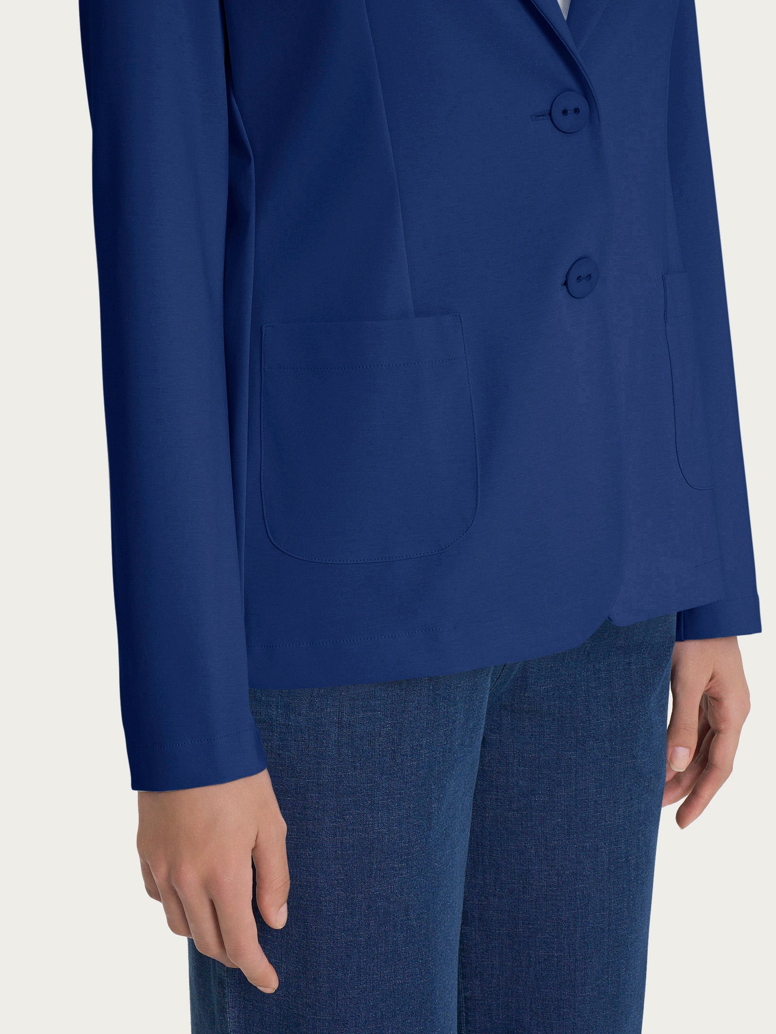Ragno Compact Light blazer due bottoni Blueberry elasticizzato