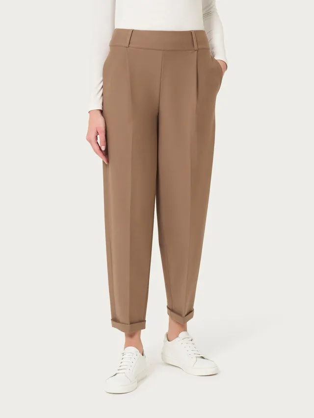 Ragno Compact Carrot pantaloni donna pine bark vestibilità comoda