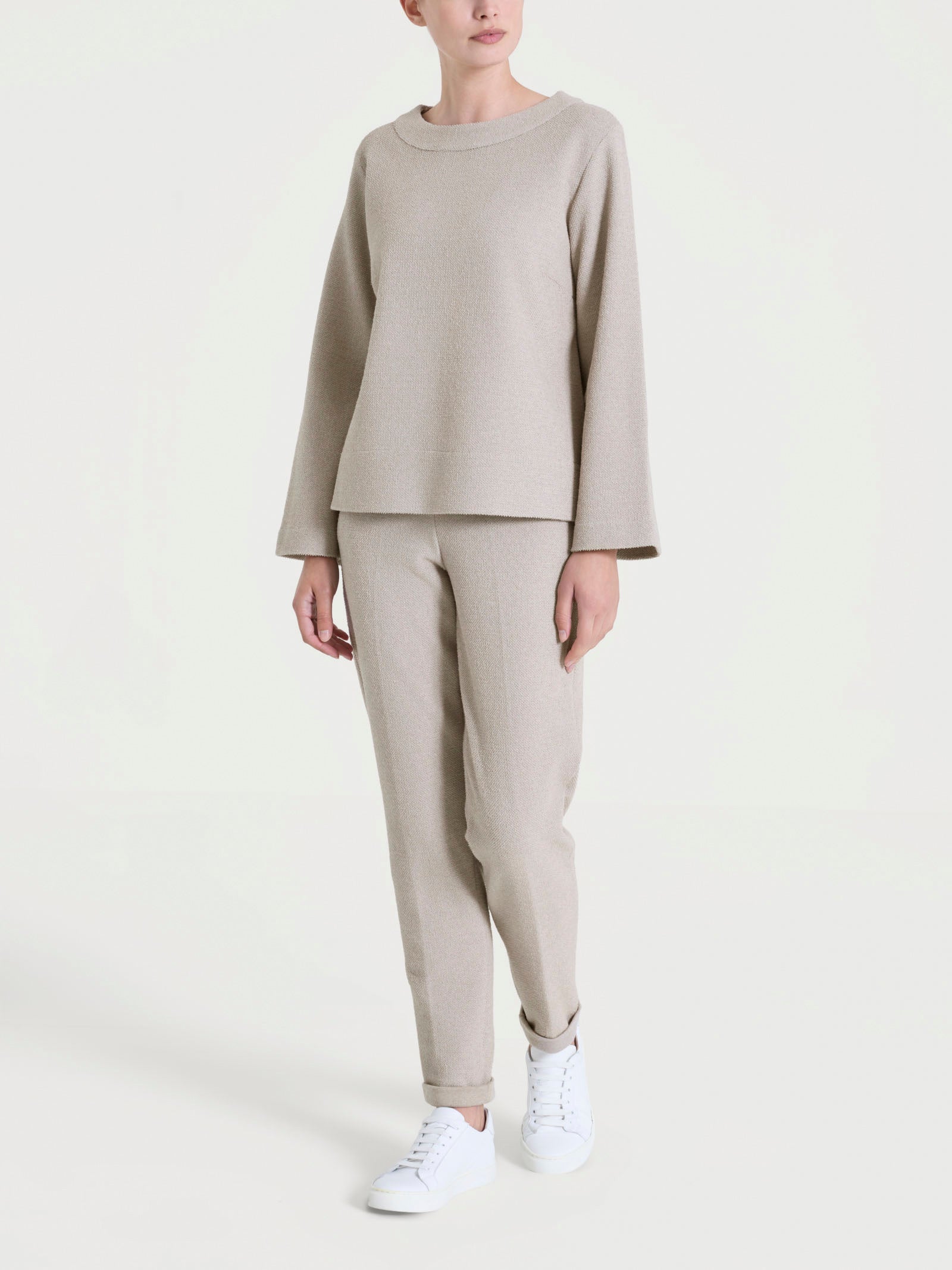 Ragno Comfort Felpa Girocollo Donna String Mel