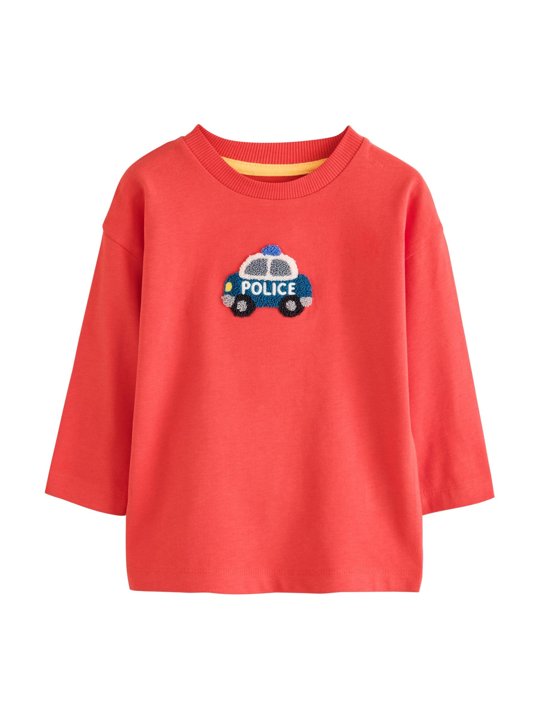 Next t-shirt bambino manica lunga 3 pezzi 116-122 applicazioni