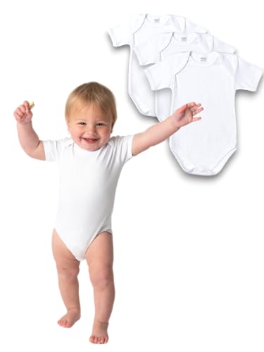 Lady C Jersey Baby Body Cotone Manica Corta Bimbo 3 Pezzi