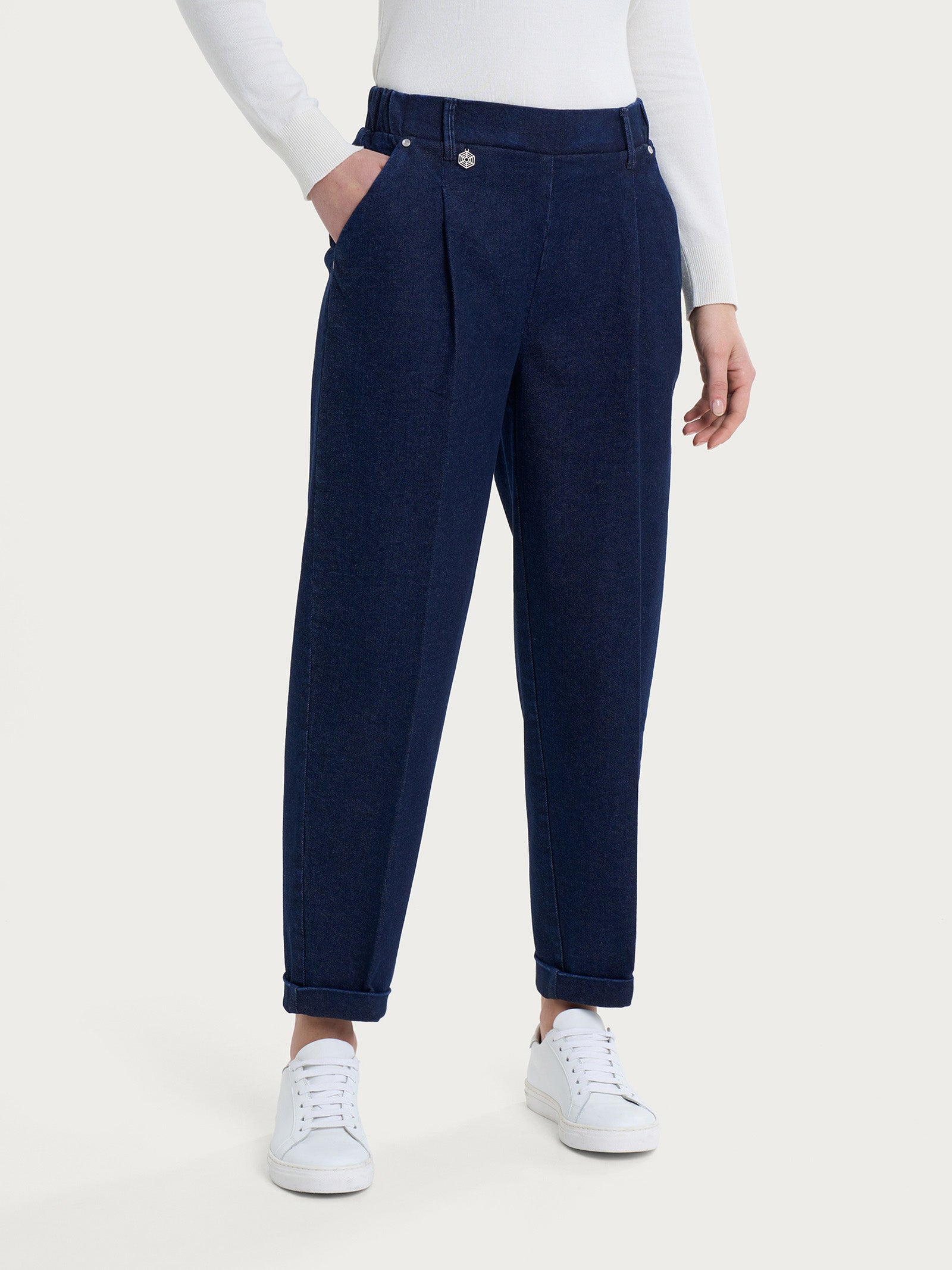 Ragno Super Denim Jeans carota donna Persia
