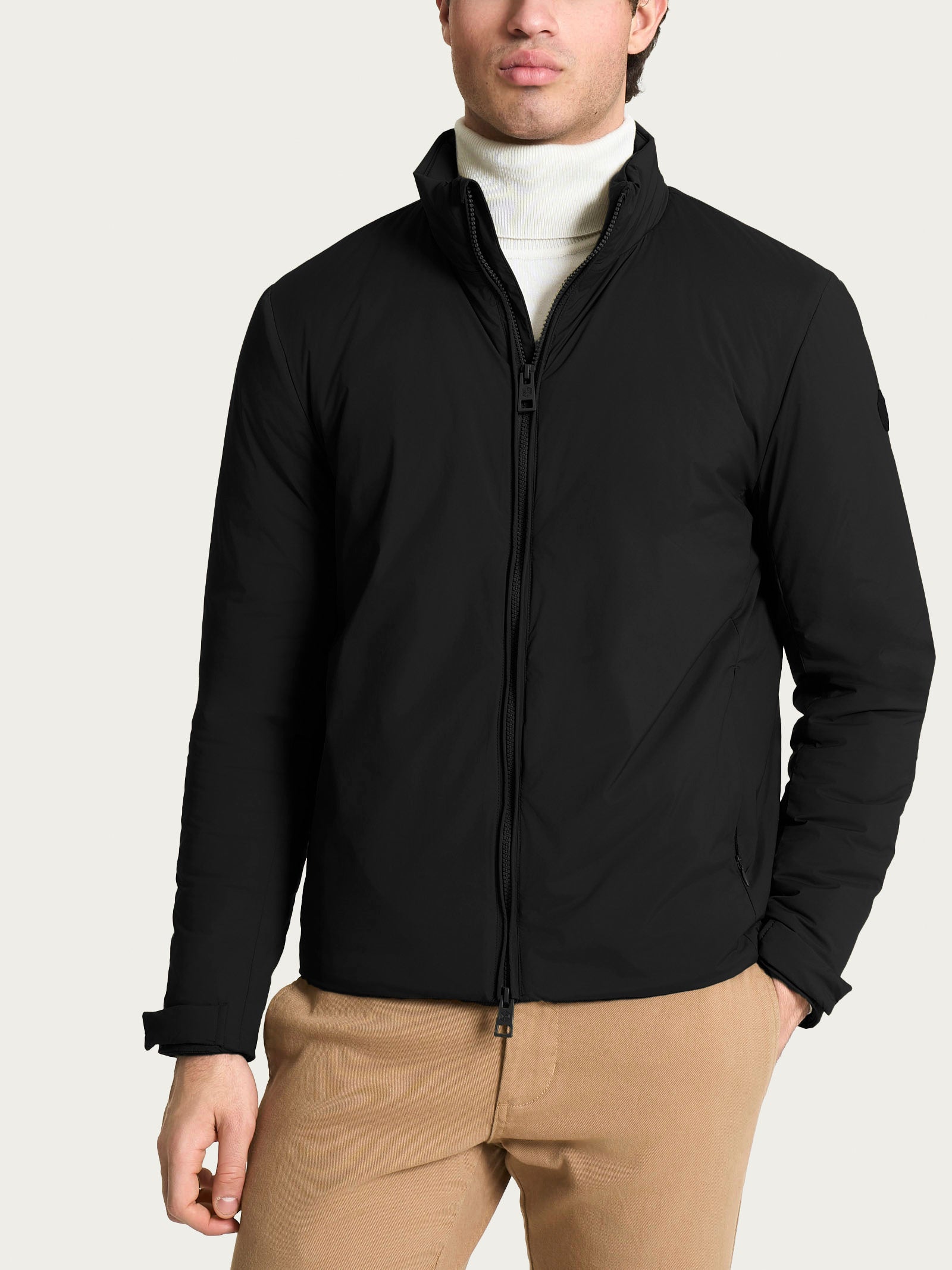 Ragno Comfort piumerino corto 100 grammi Nero lana