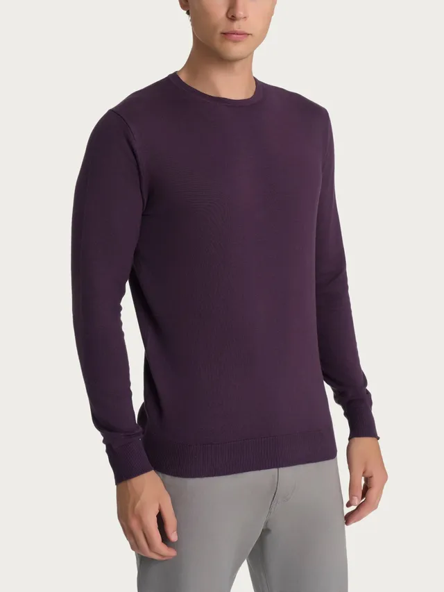 Ragno Four Seasons Pull Girocollo Uomo Sunset Purple Viscosa