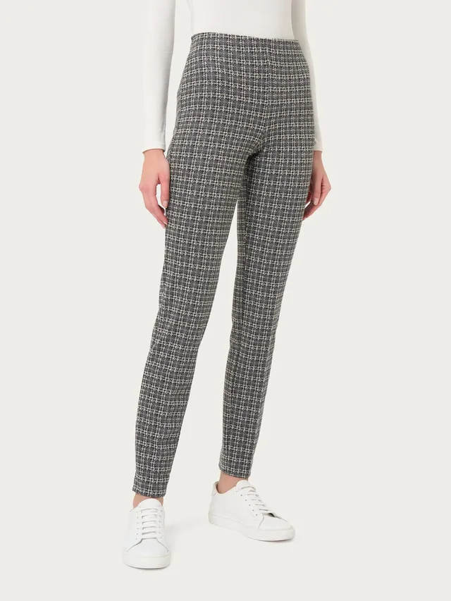 Ragno Compact pantalone sigaretta donna fantasia vapore jacquard