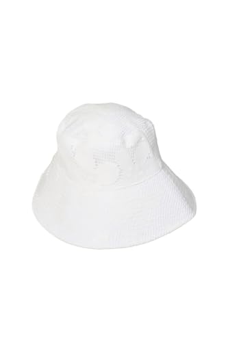 Goldenpoint Filet Cappello Bucket Tela e Pizzo Tinta Unita