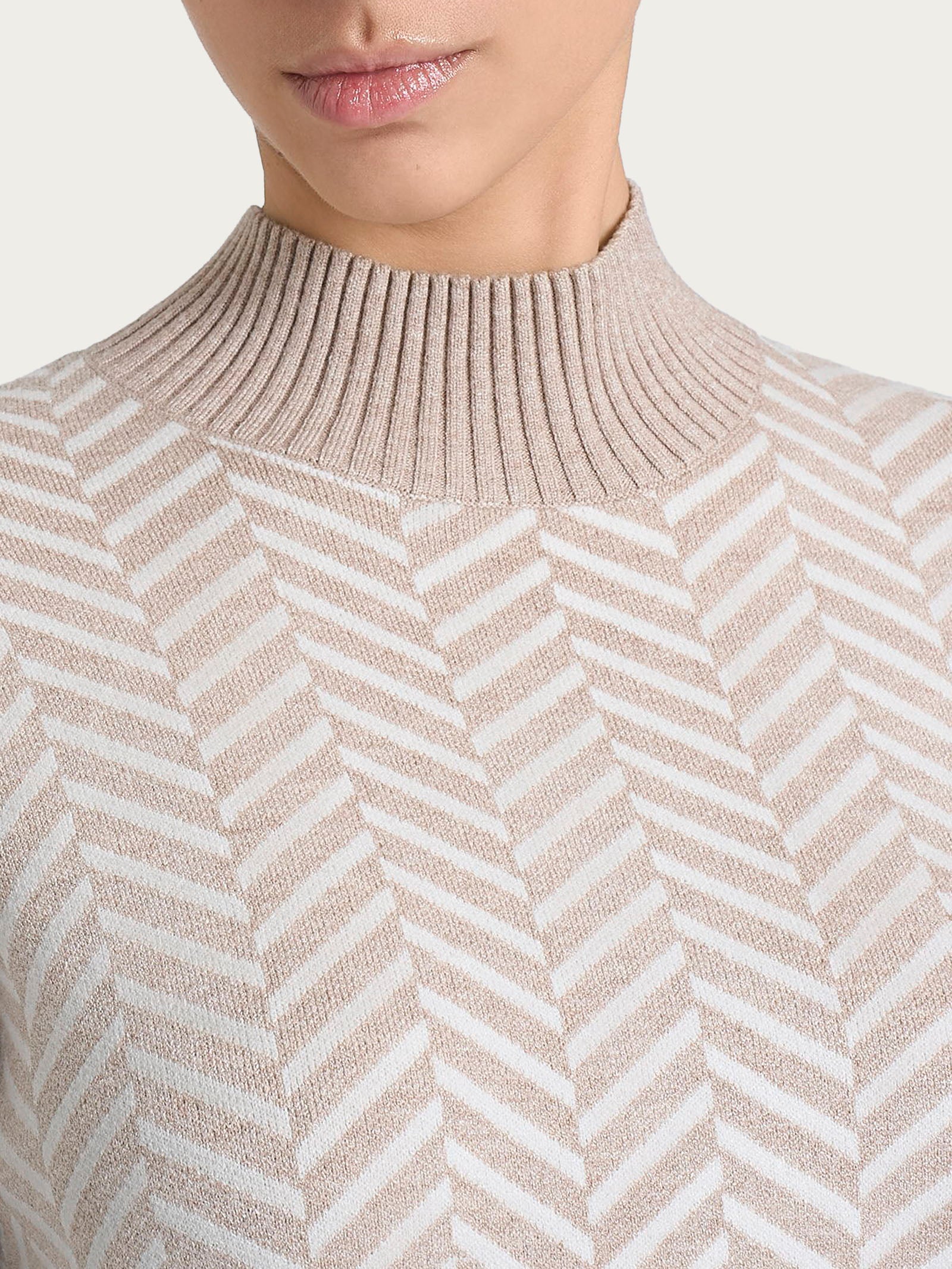 Ragno Four Seasons Lupetto Spigato maglia cammello calda