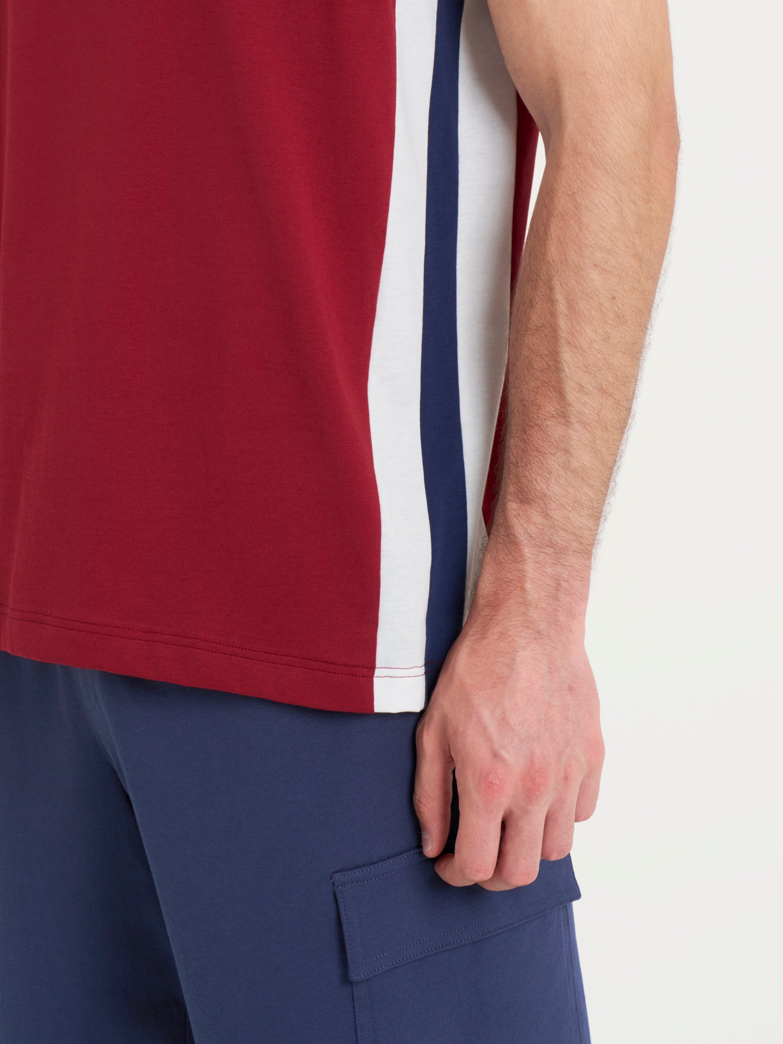 Ragno Jersey Cotone Canottiera Spalla Larga Biking Red