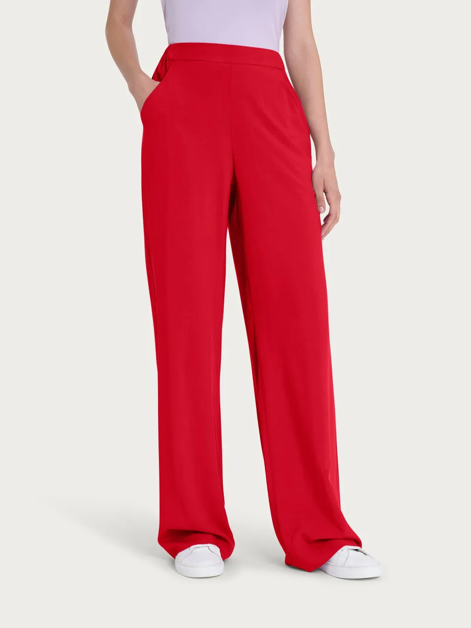 Ragno EcoSeta pantalone ampio Salsa luminoso