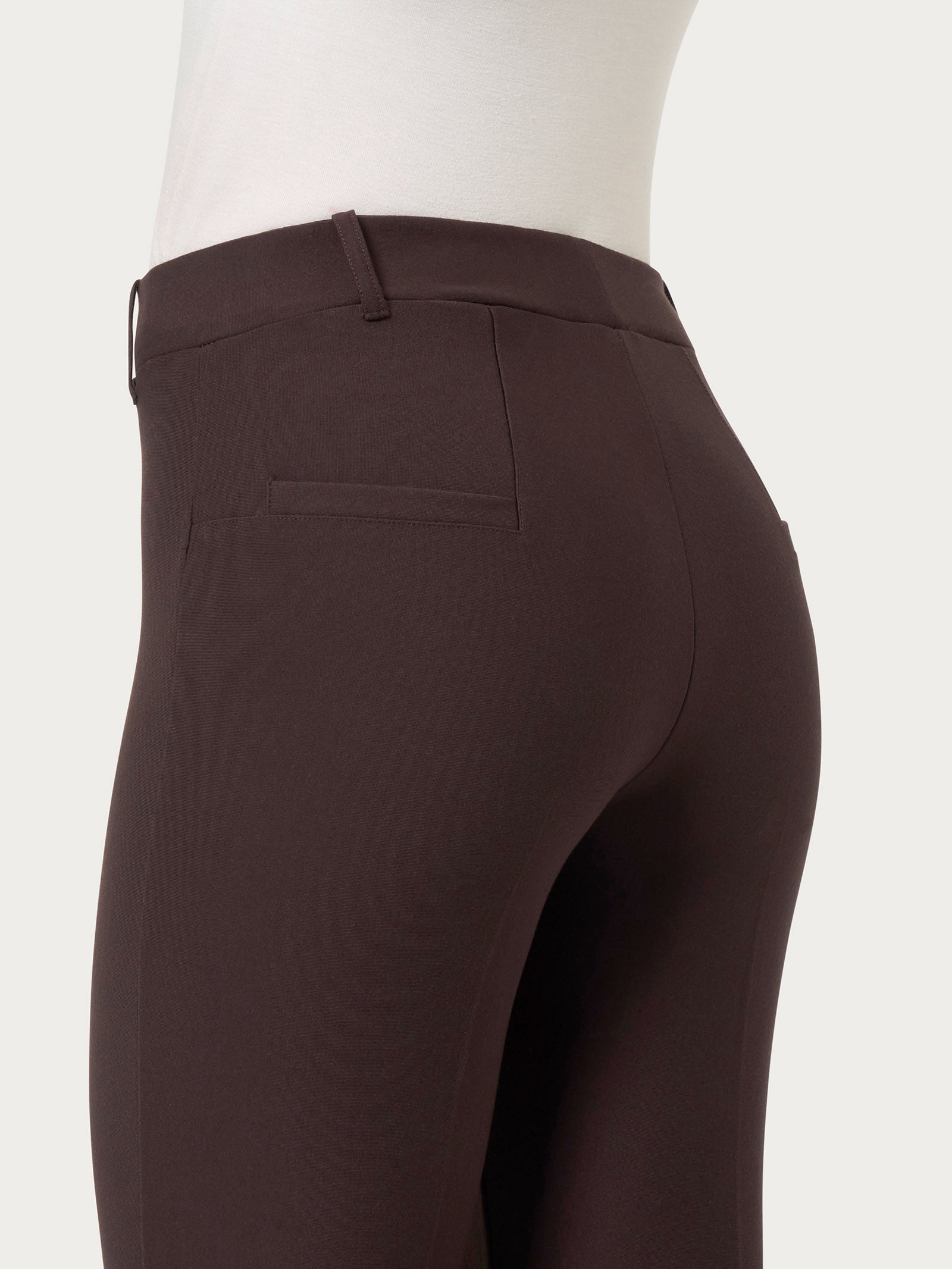 Ragno Compact pantalone sigaretta skinny Chocolate Torte
