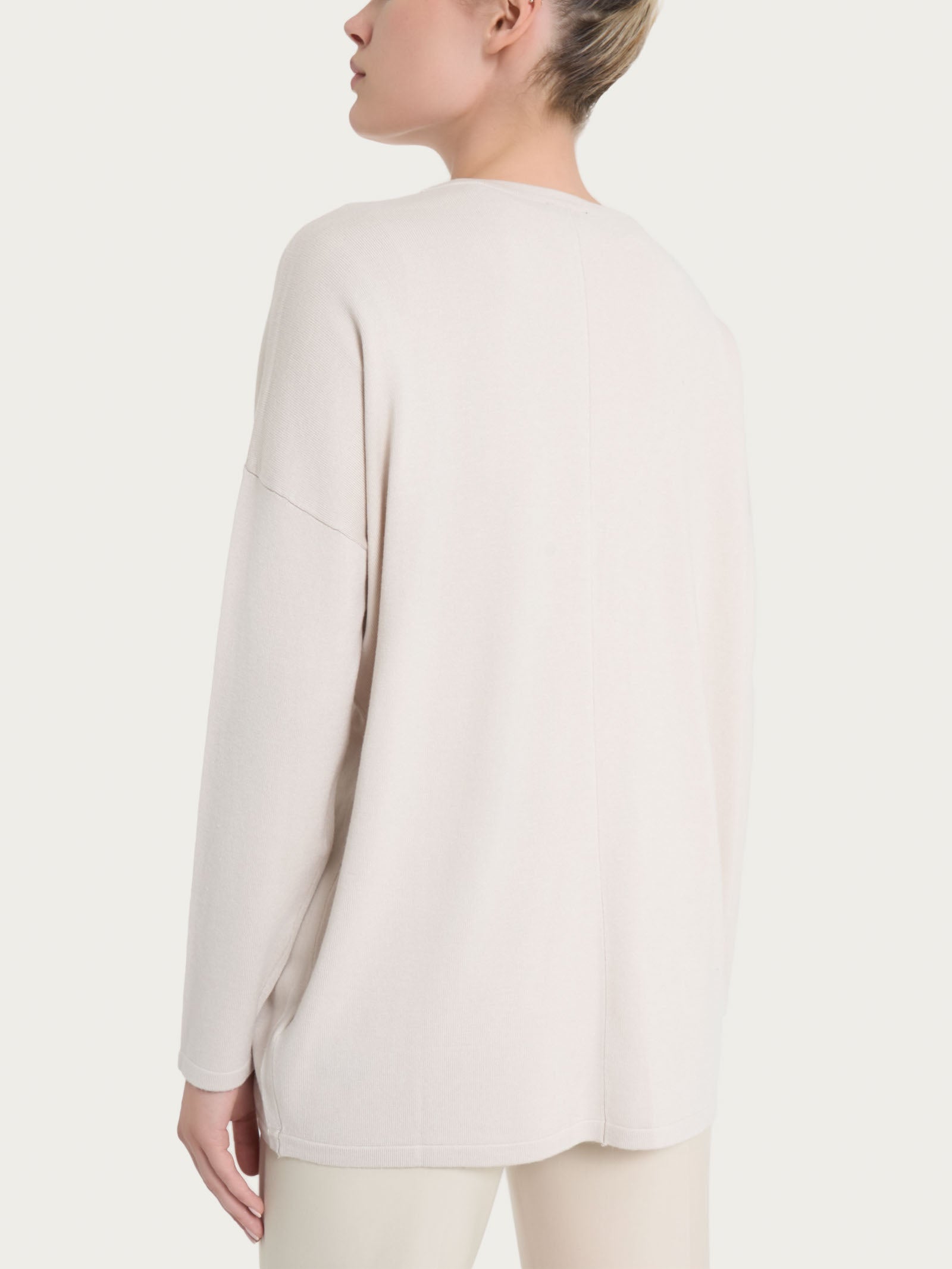Ragno Four Seasons Cardigan aperto Champignon viscosa