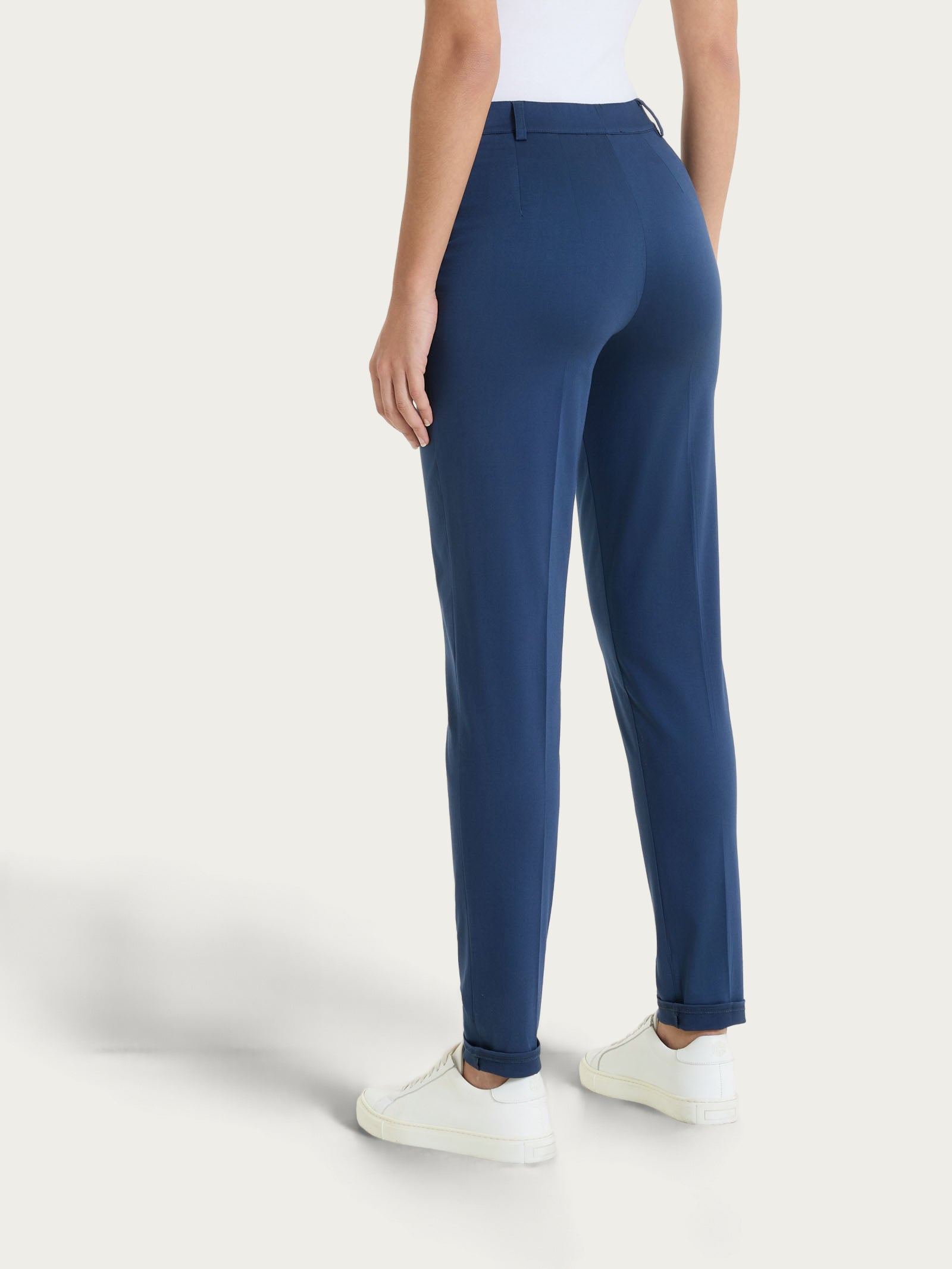 Ragno Satin Power pantalone chino blu oceana