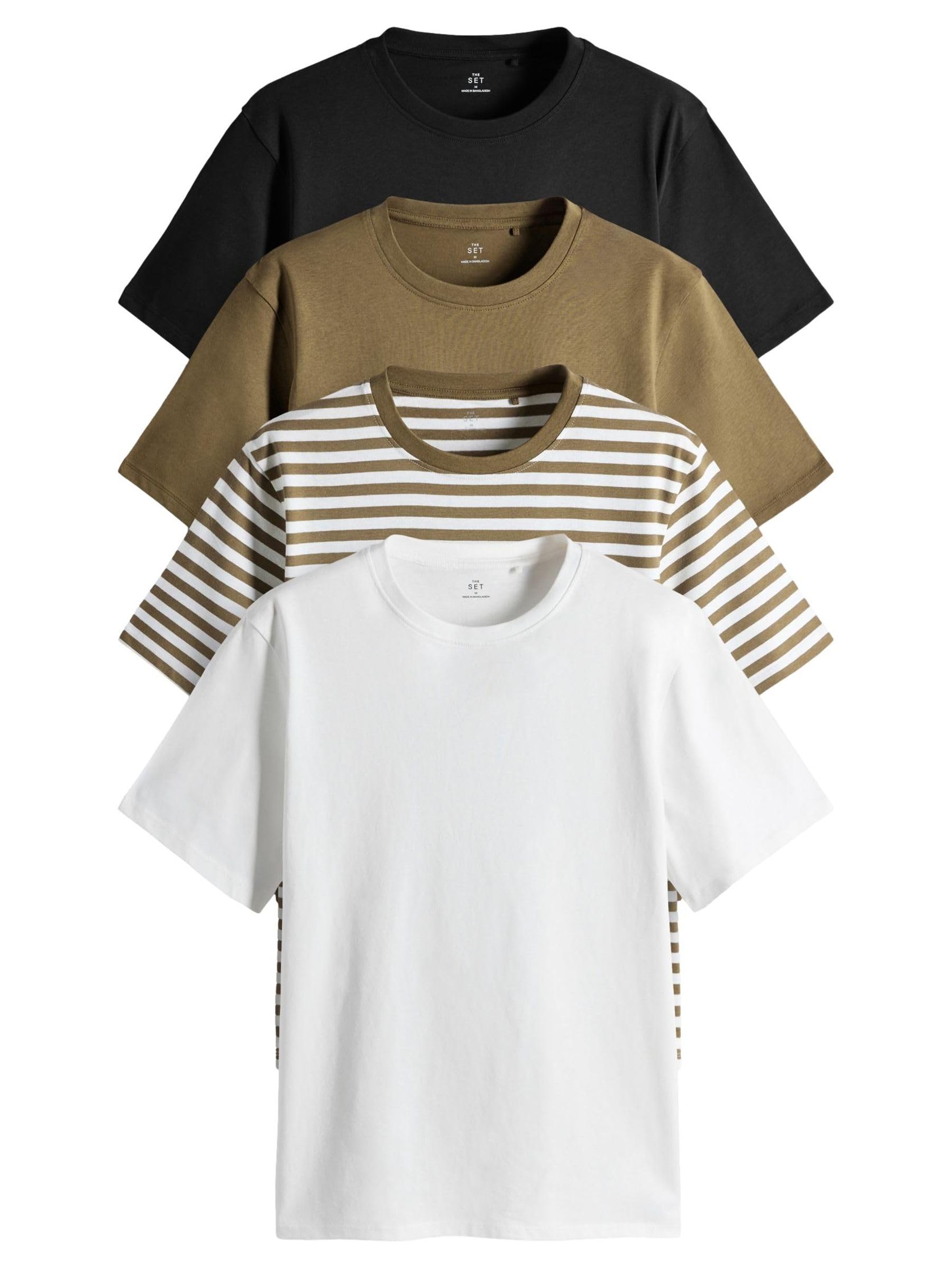 Geo Next The Set t-shirt cotone manica corta 4 pezzi