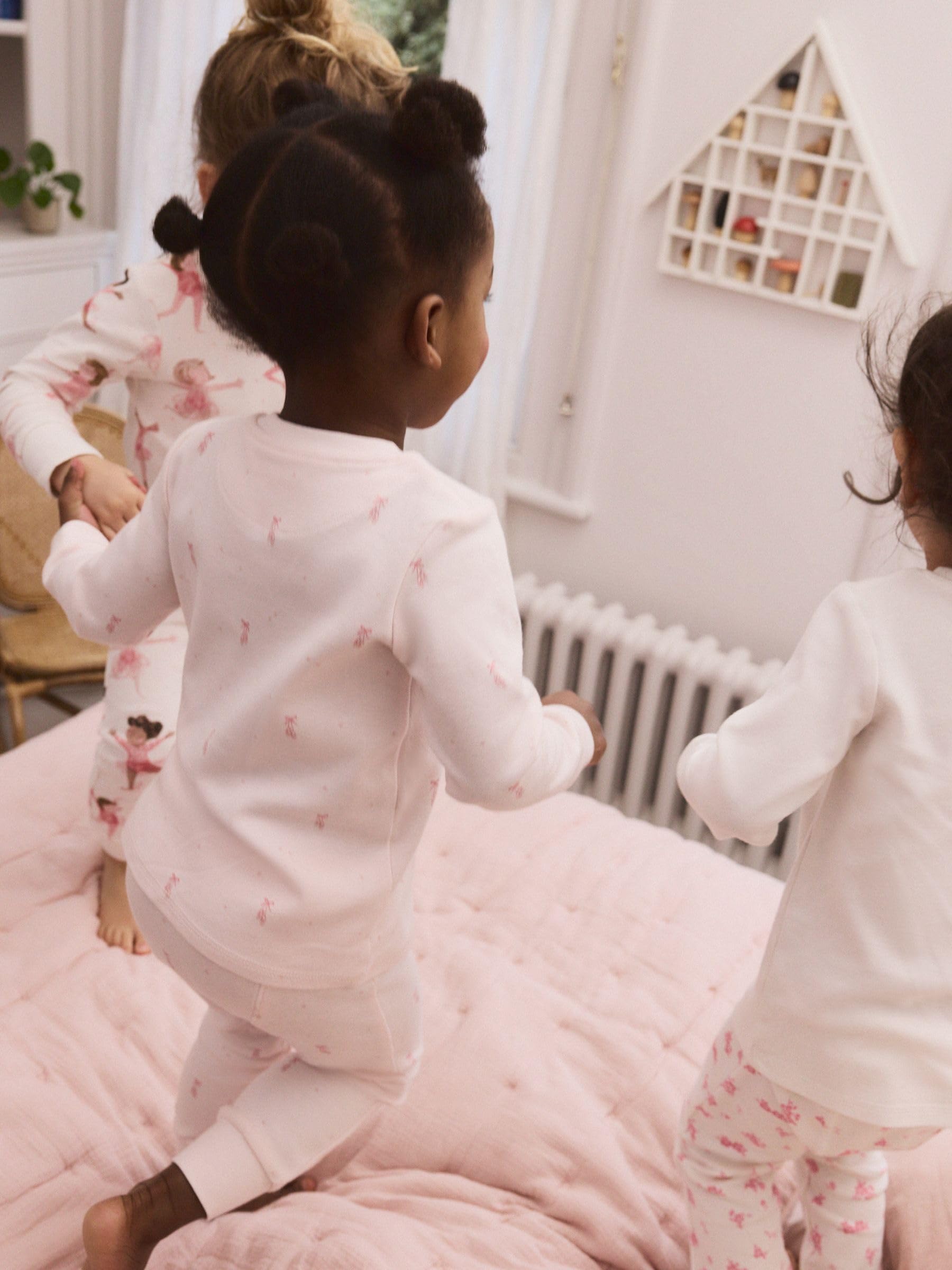 NEXT pigiami bambina 3 pezzi 140-146 cotone ballerina