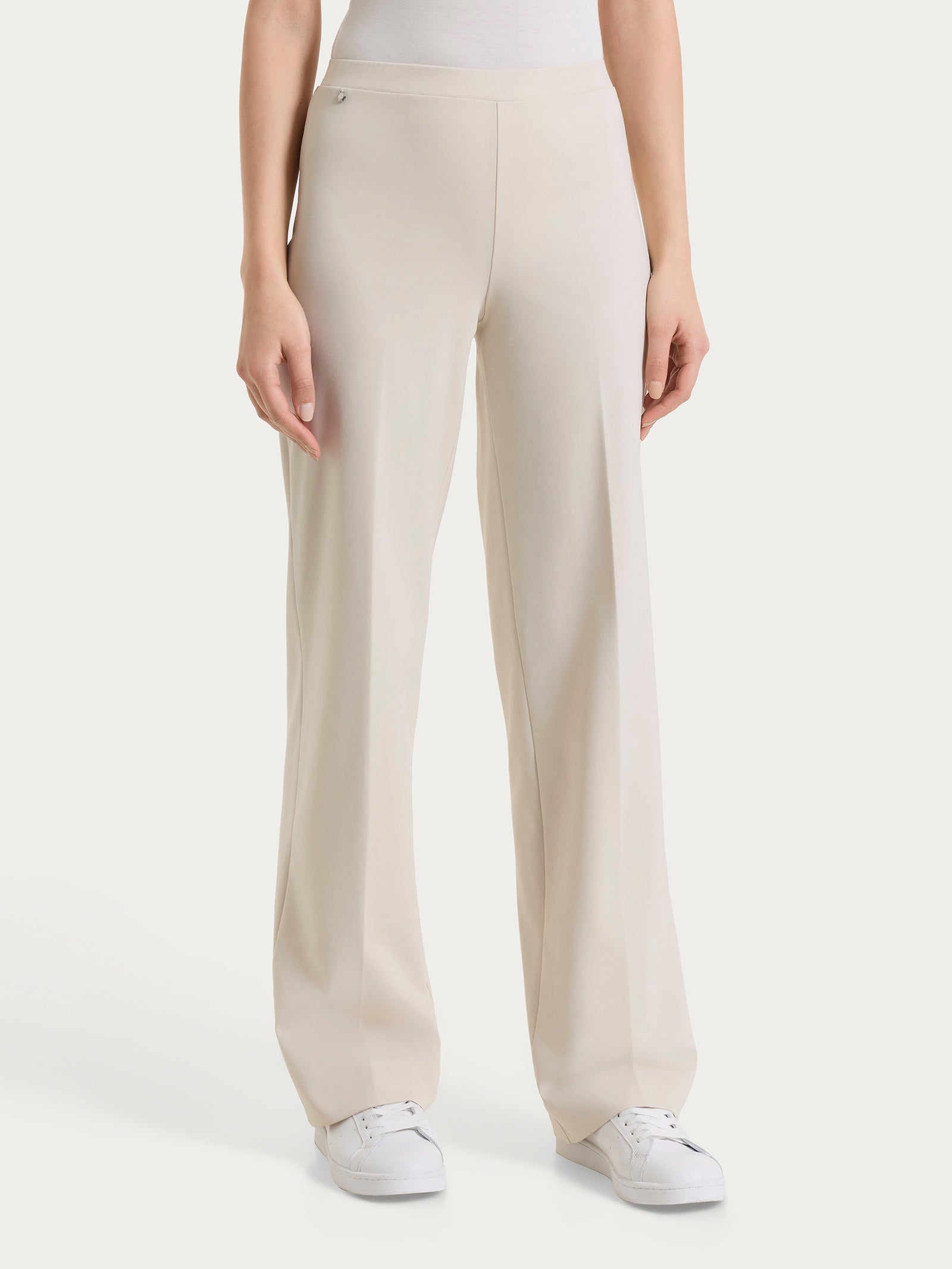 Ragno Compact Light pantalone ampio cotone champignon