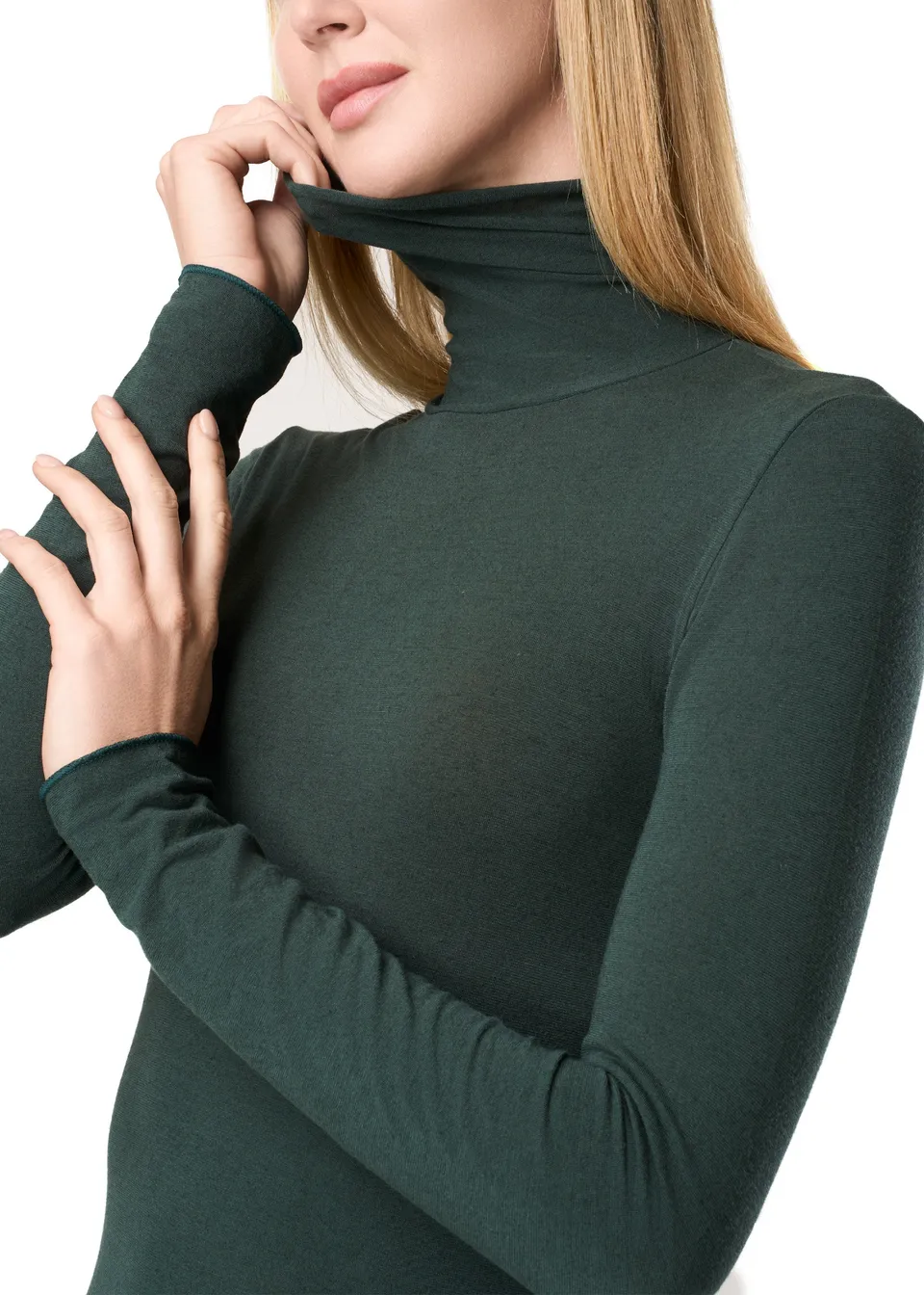 Philippe Matignon Leger Cashmere maglia collo alto calda