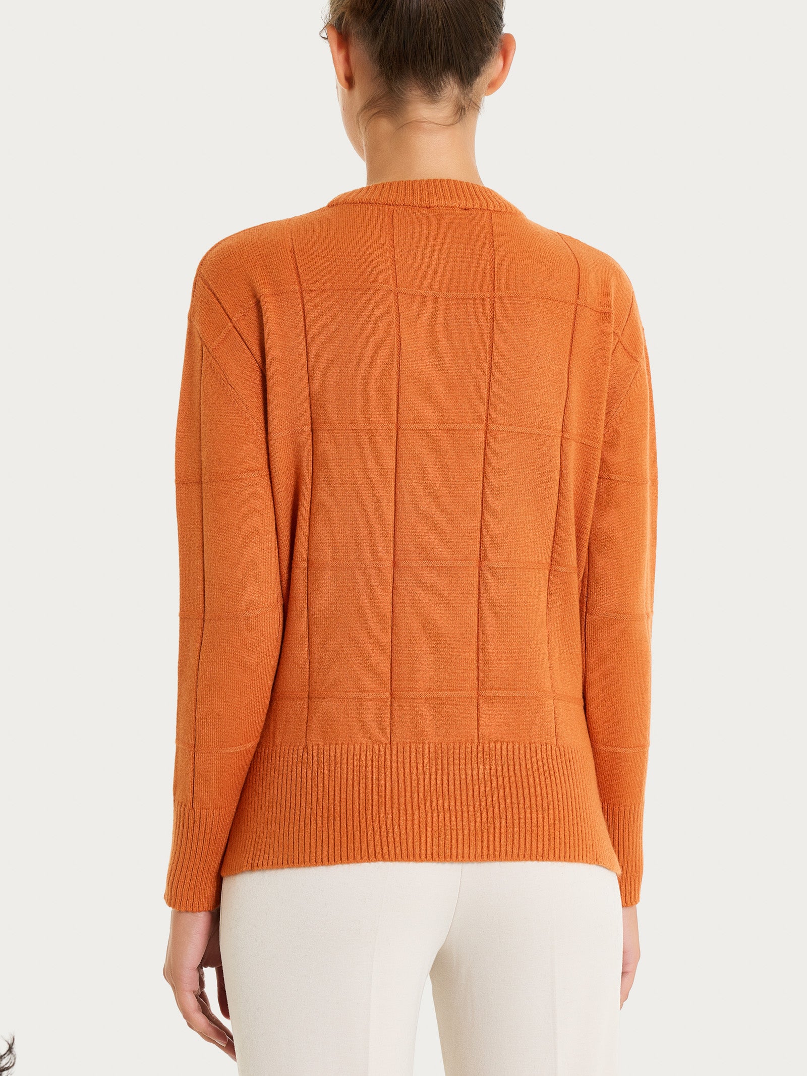 Ragno Super Soft maglia girocollo Rust morbida