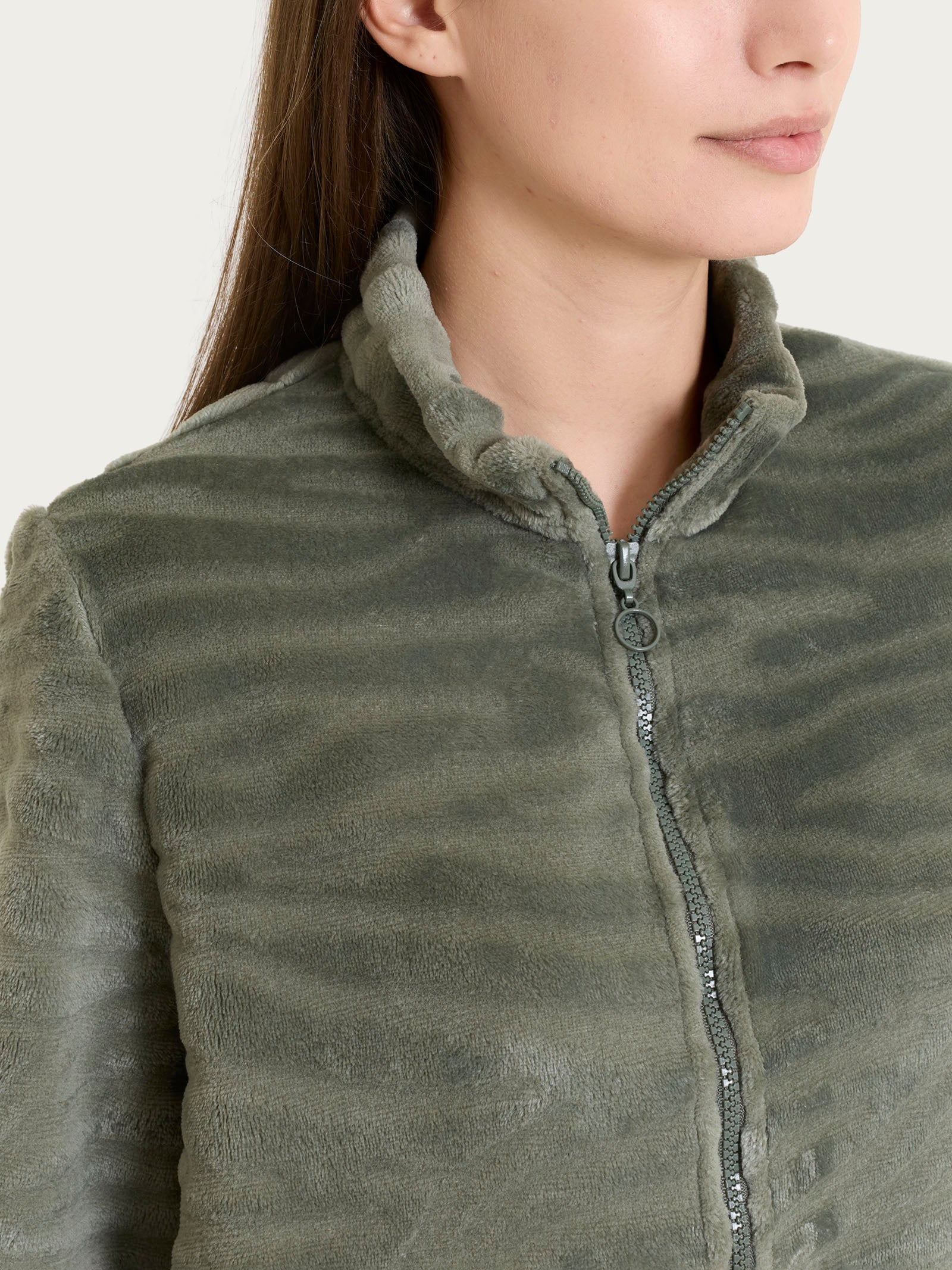 Ragno Coral Fleece tuta zip donna Shadow pile caldo
