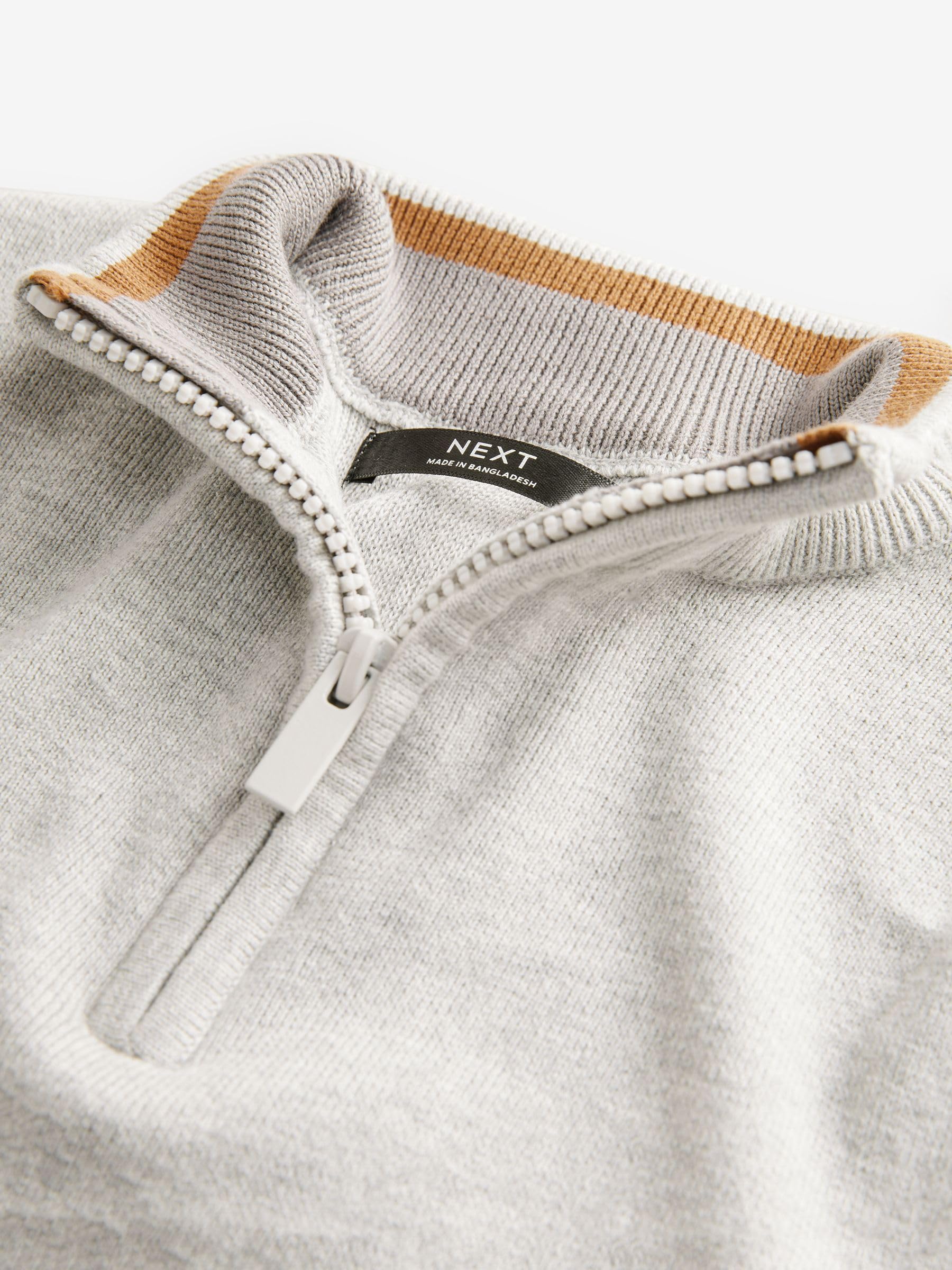 Next Maglia ragazzo zip corta felpa uso quotidiano