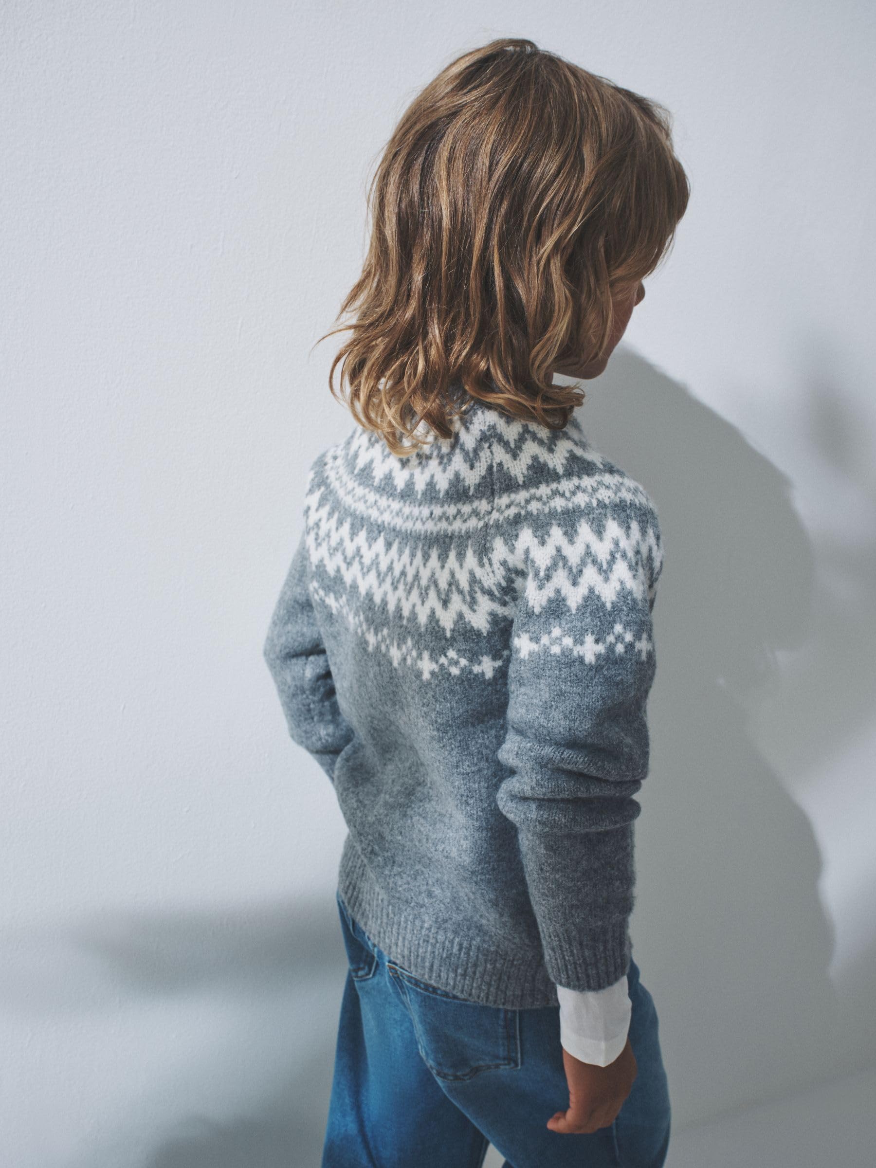 The Set maglione Fair Isle bambino 2 pezzi caldo