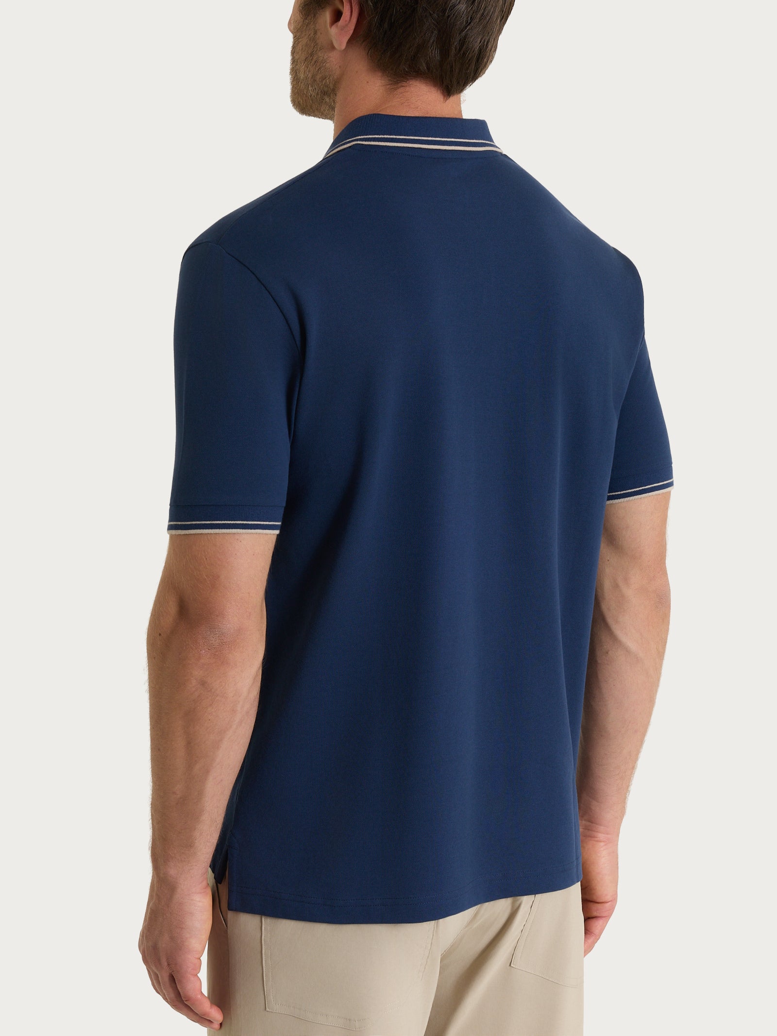 Ragno Eco Cotton Polo Uomo Naval Academy Cotone Stretch