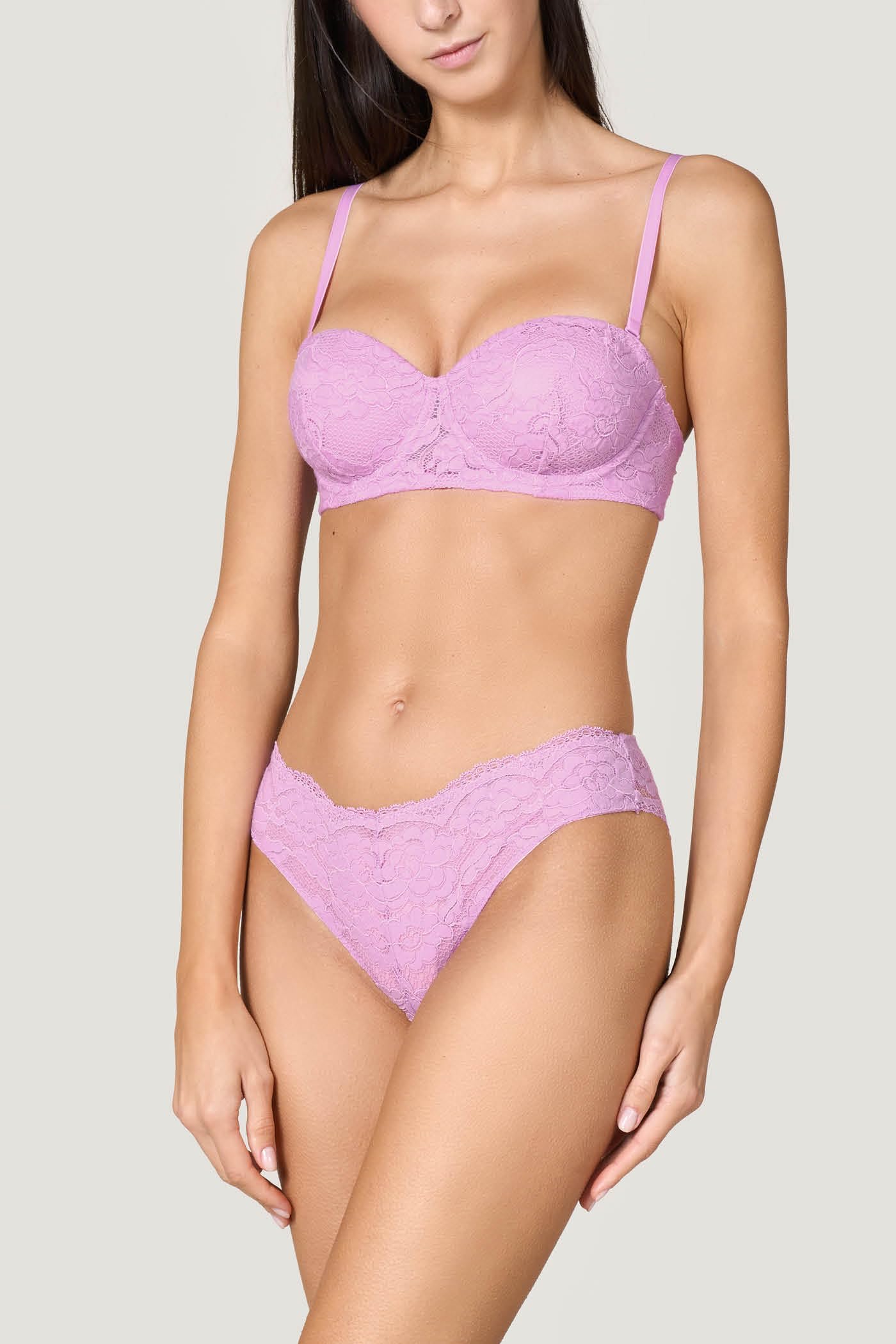 Goldenpoint Candyfloss slip fianco basso pizzo floreale