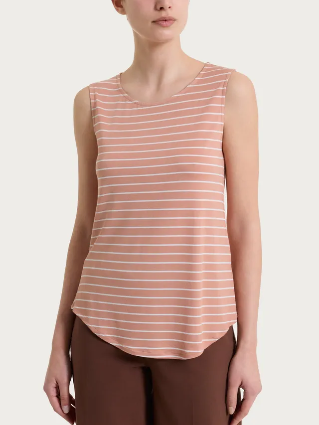 Ragno Summer Light Top Spalla Larga Fant. Cork a righe
