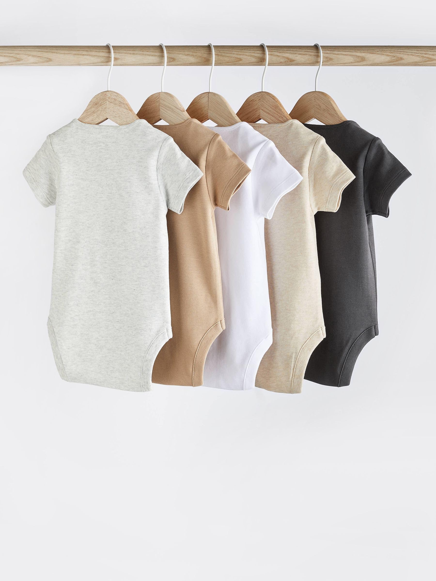 Next Body Neonato Manica Corta 62-68 Cotone 5 Pezzi