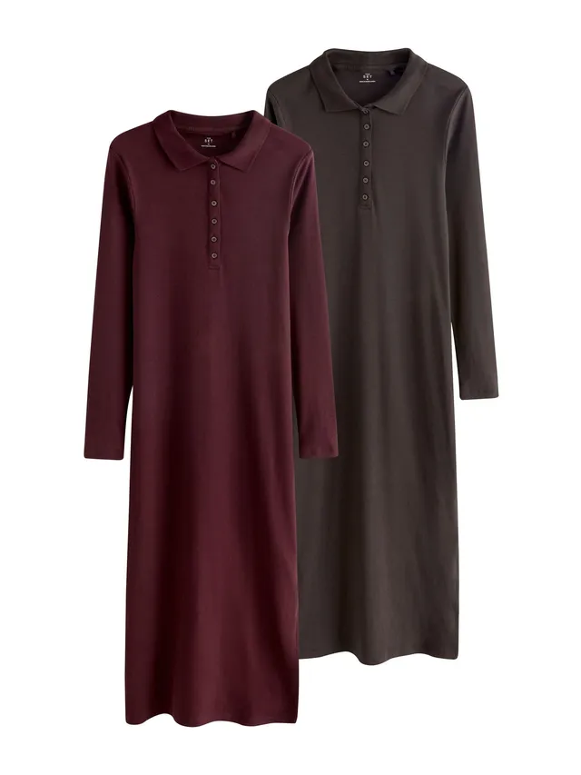 Geo Next The Set vestito coste midi collo confezione 2 pezzi