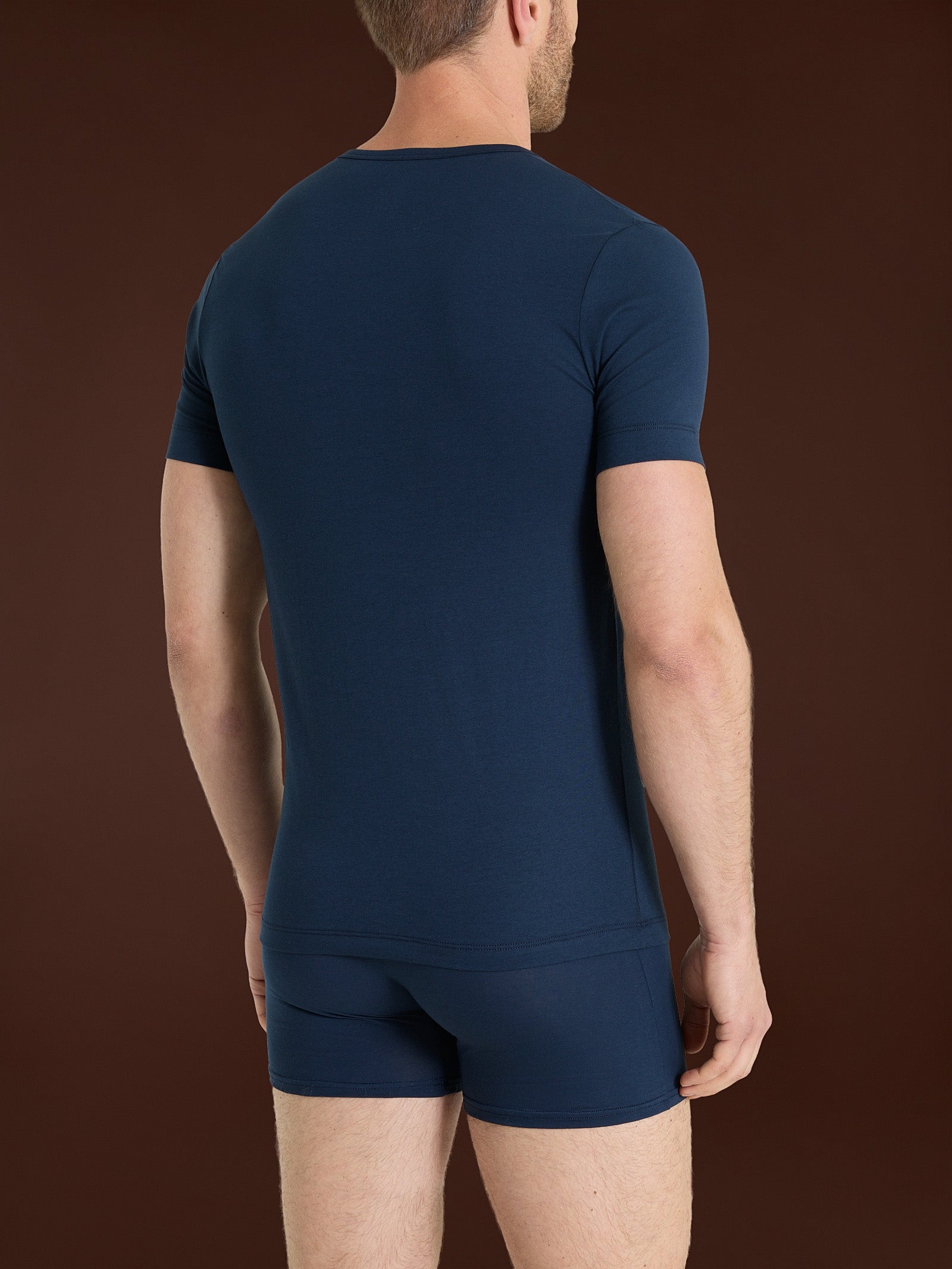Ragno Hi-Tech maglietta cotone uomo girocollo bleu
