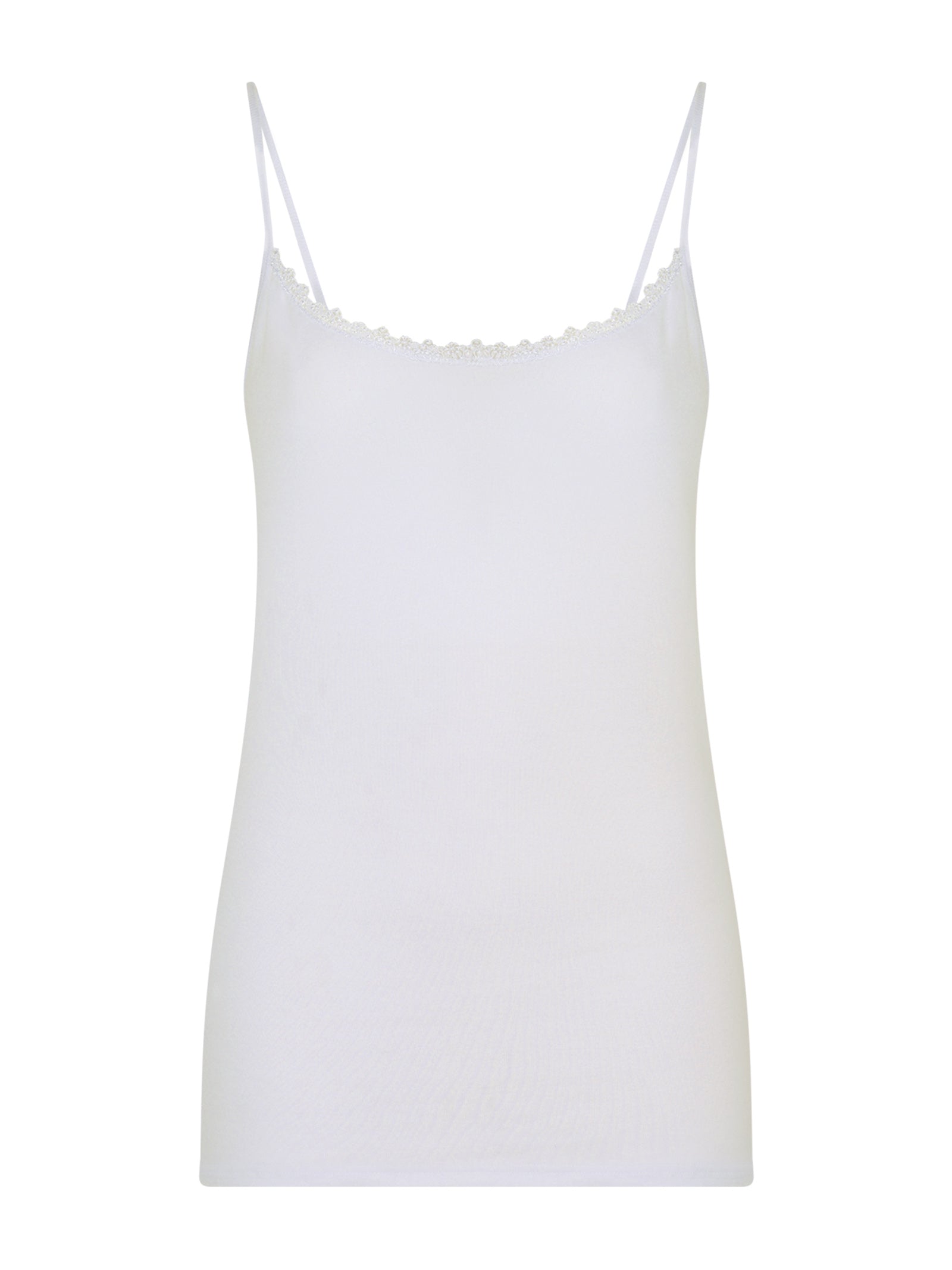 Ragno 100% Cotone top puro cotone White macramè