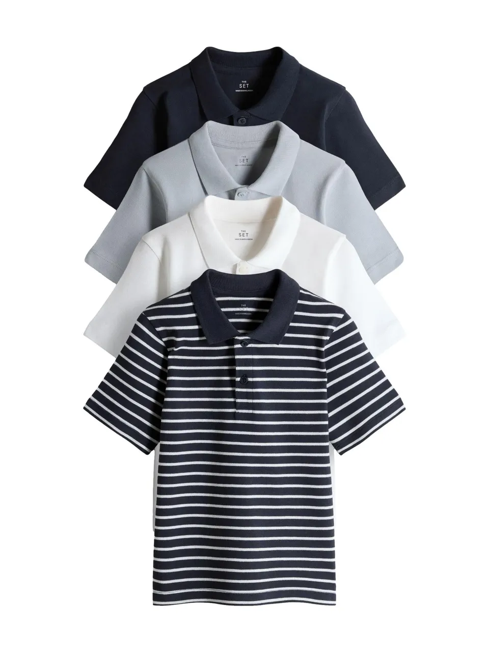 Geo Next The Set polo piqué bambino 4 pezzi manica corta