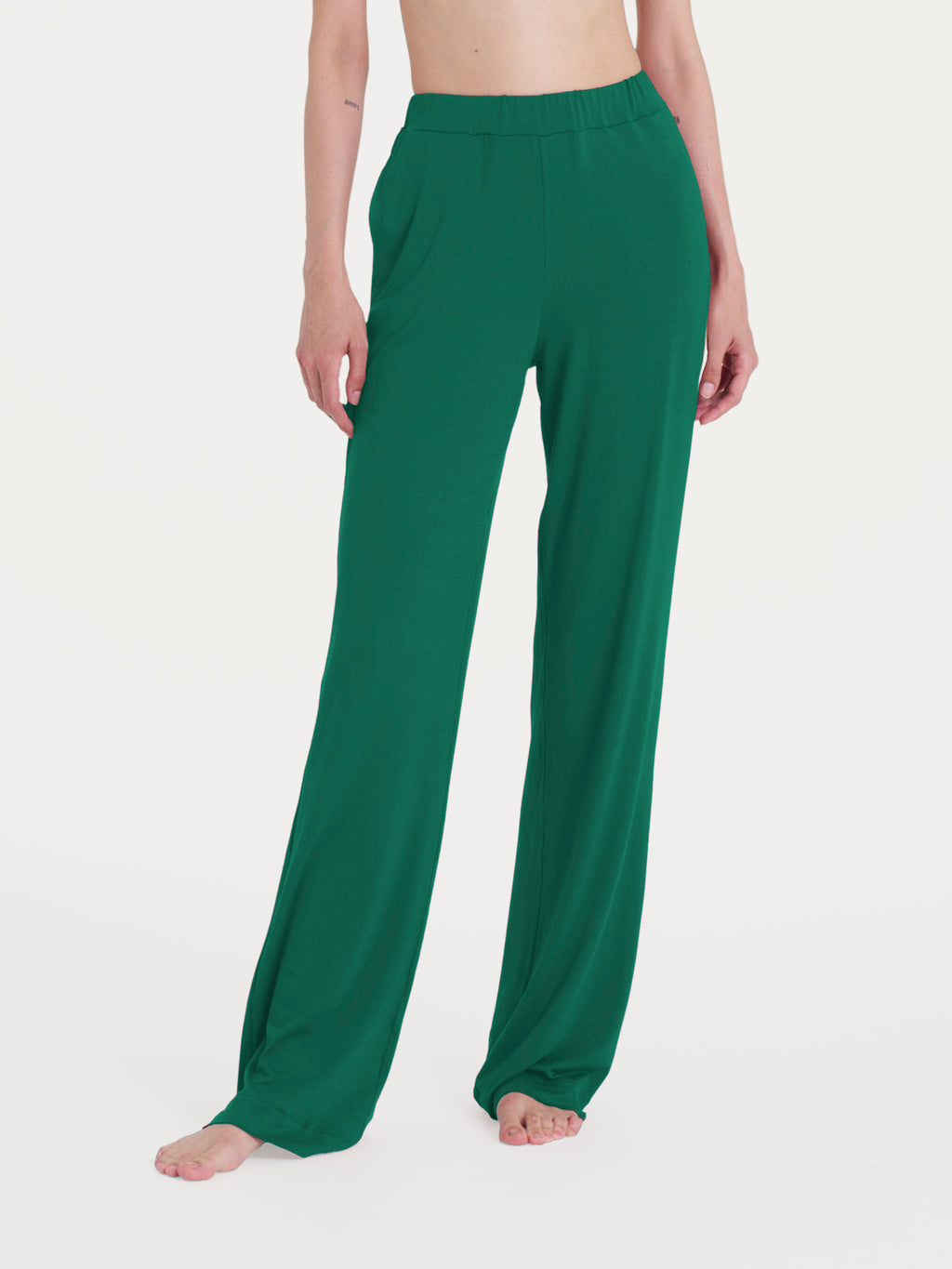 Ragno Beachwear pantaloni larghi Bayou in viscosa fresca