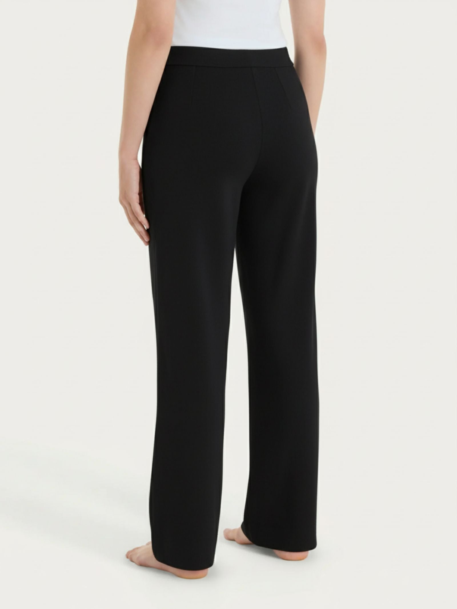 Ragno Jersey Cotone pantalone ampio tasche nero