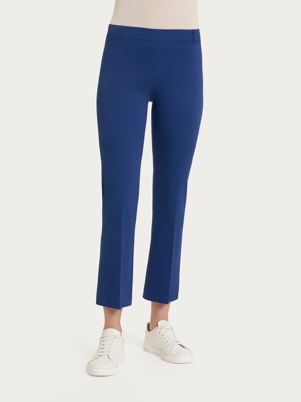 Ragno Satin Power Blueberry Pantalone Flare Blu Cotone