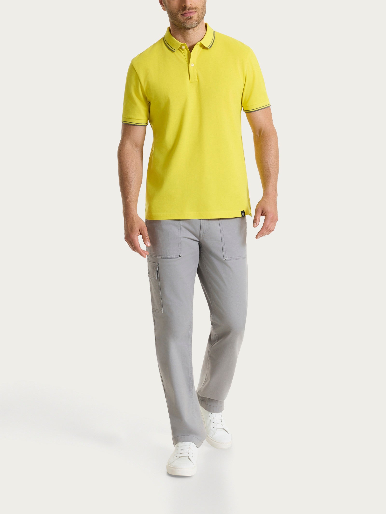 Ragno Sport polo manica corta Fant. Acacia profili contrasto