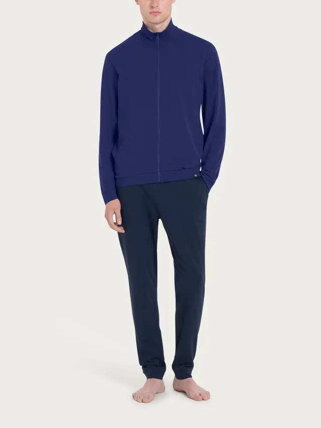 Ragno Eco Cotton Tuta Pigiama Blueberry cotone piquet