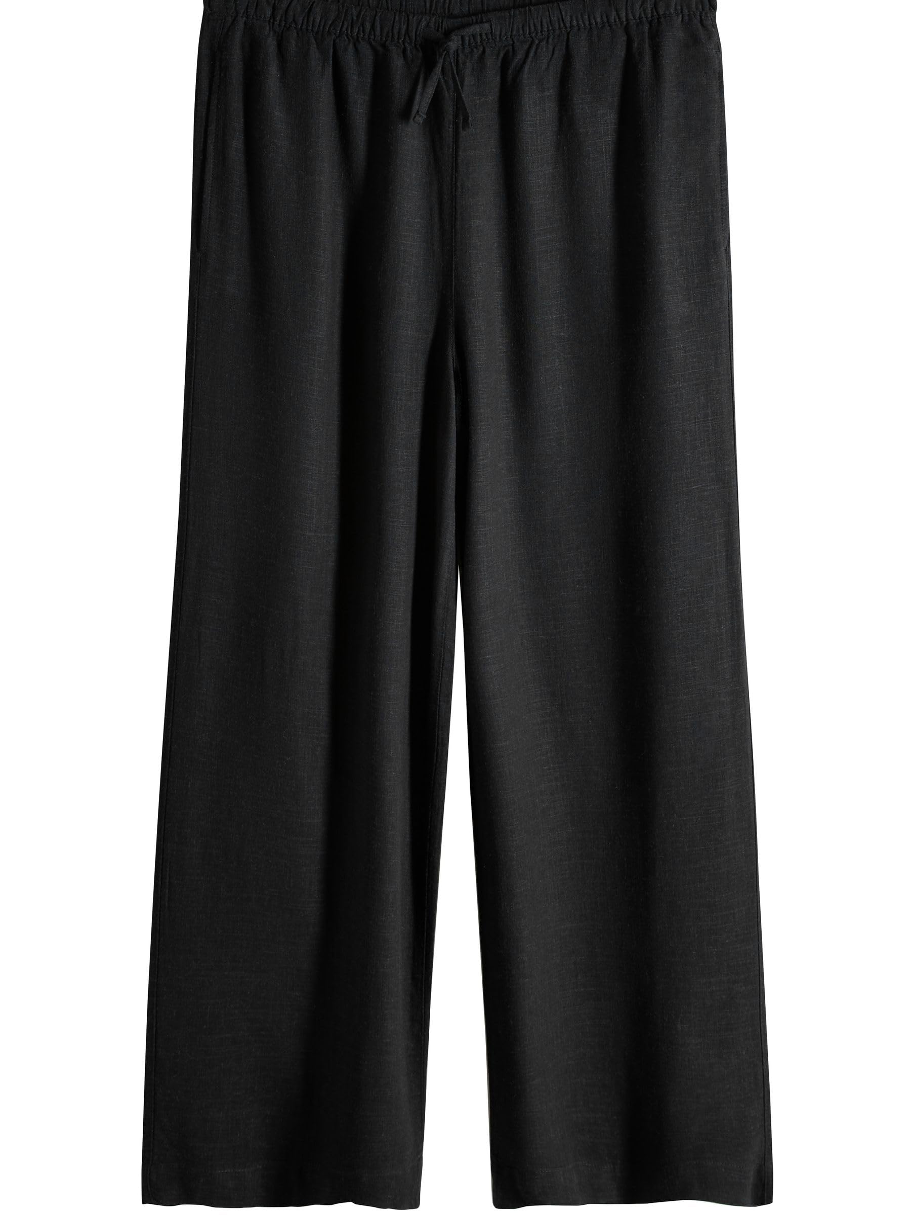 Geo Next The Set pantaloni donna gamba larga lino 3 pezzi