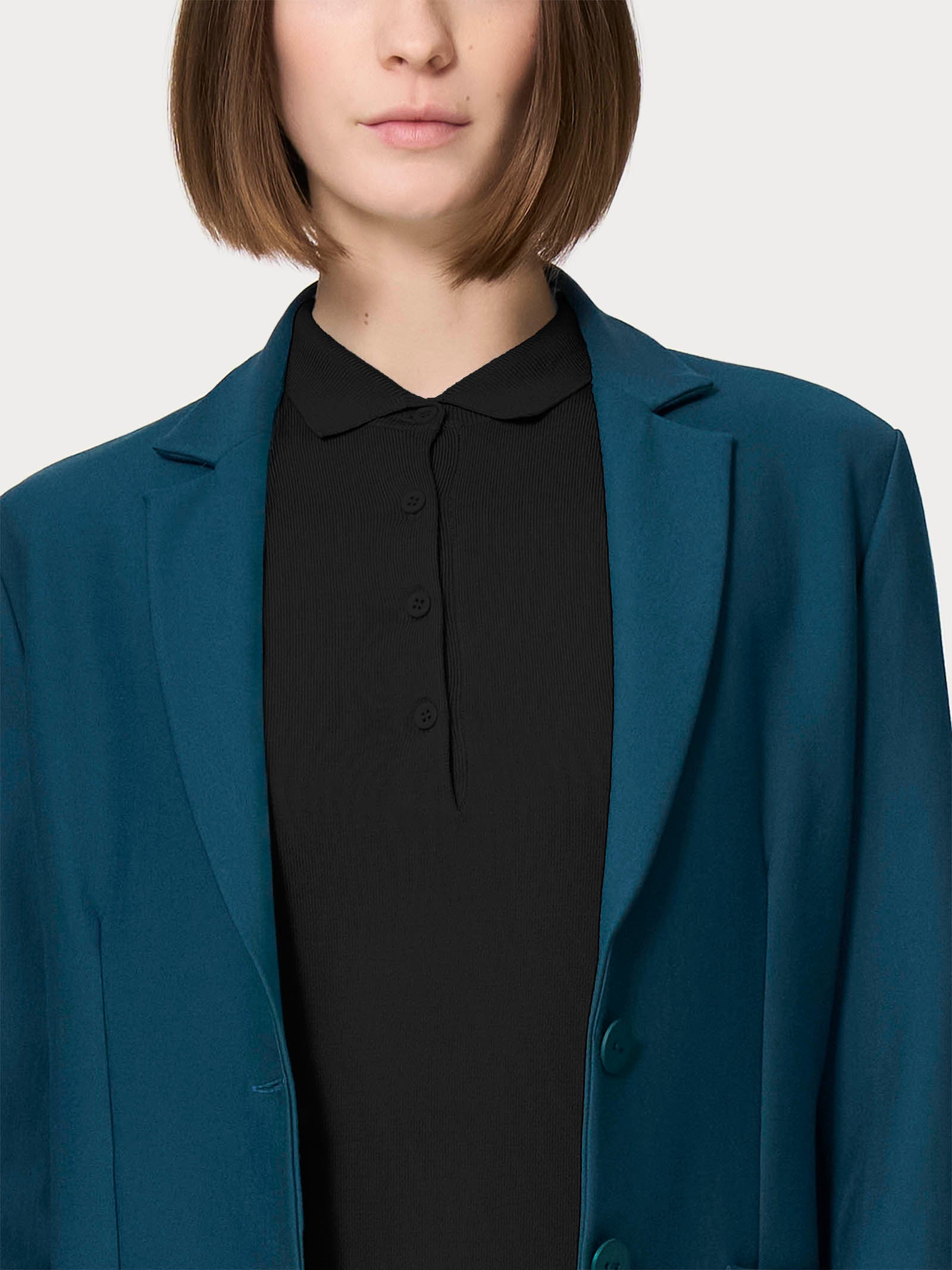 Ragno Compact due bottoni blazer blu Reflecting Pond