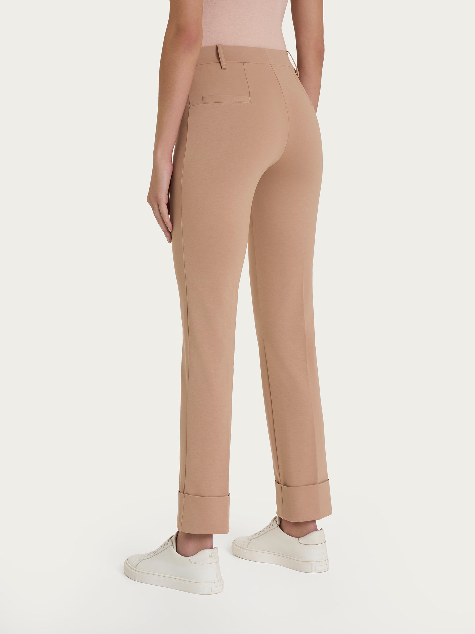 Ragno Compact Light Pantalone Dritto Warm Taupe Misto Cotone
