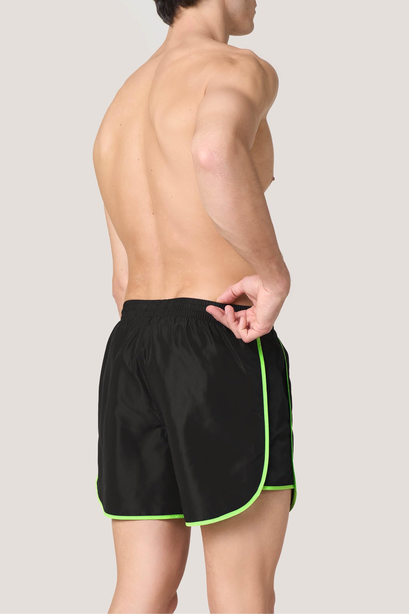 Goldenpoint Volley Piping Fluo boxer mare uomo profili contrasto