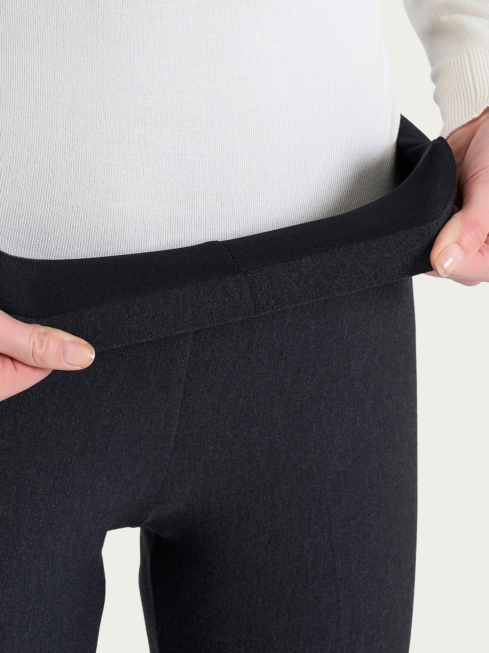 Ragno Compact The Straight Leg pantalone modellante oscuro mel.