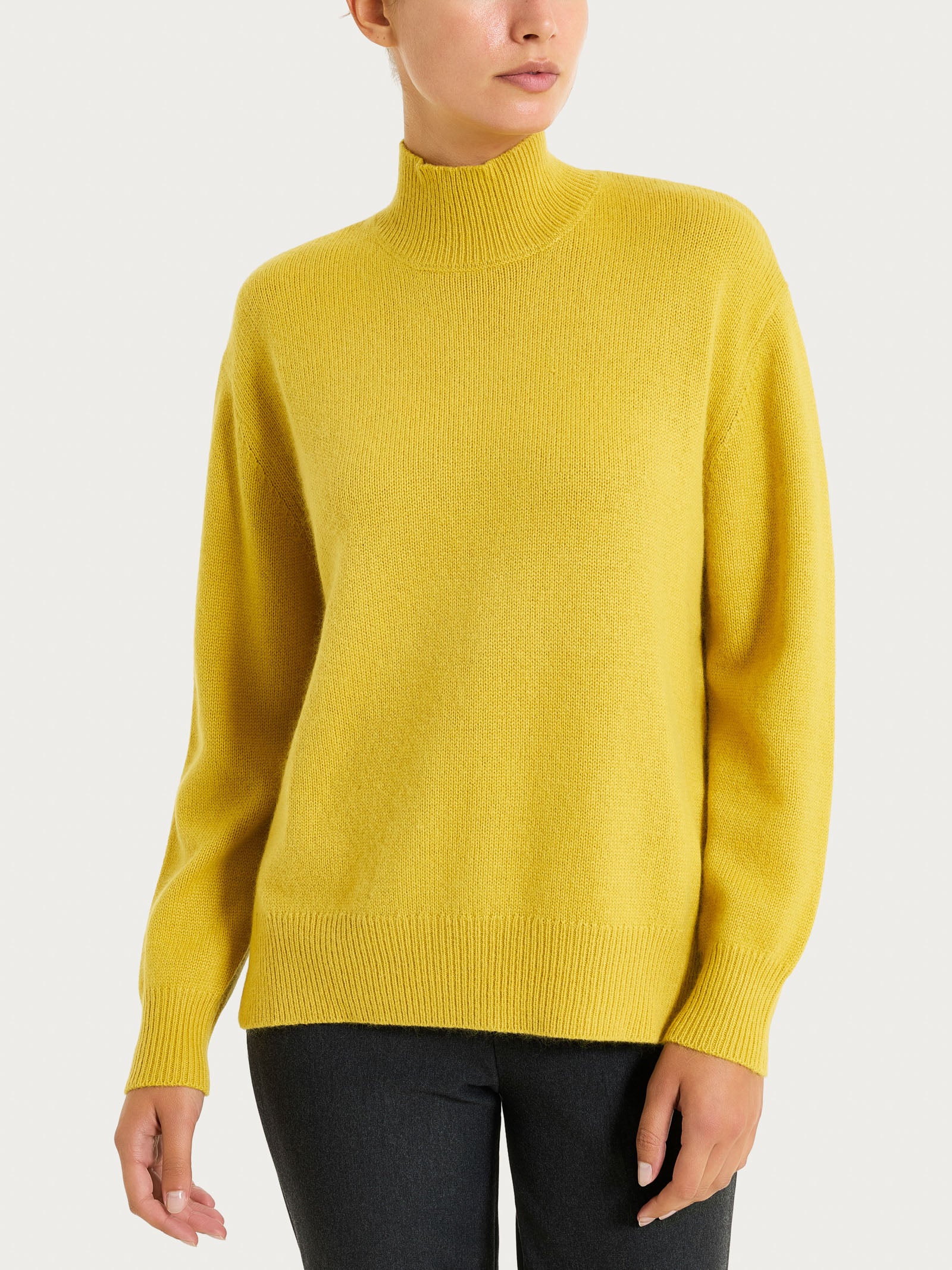Ragno SL Lupetto Natural Soft Collo Alto Oil Yellow
