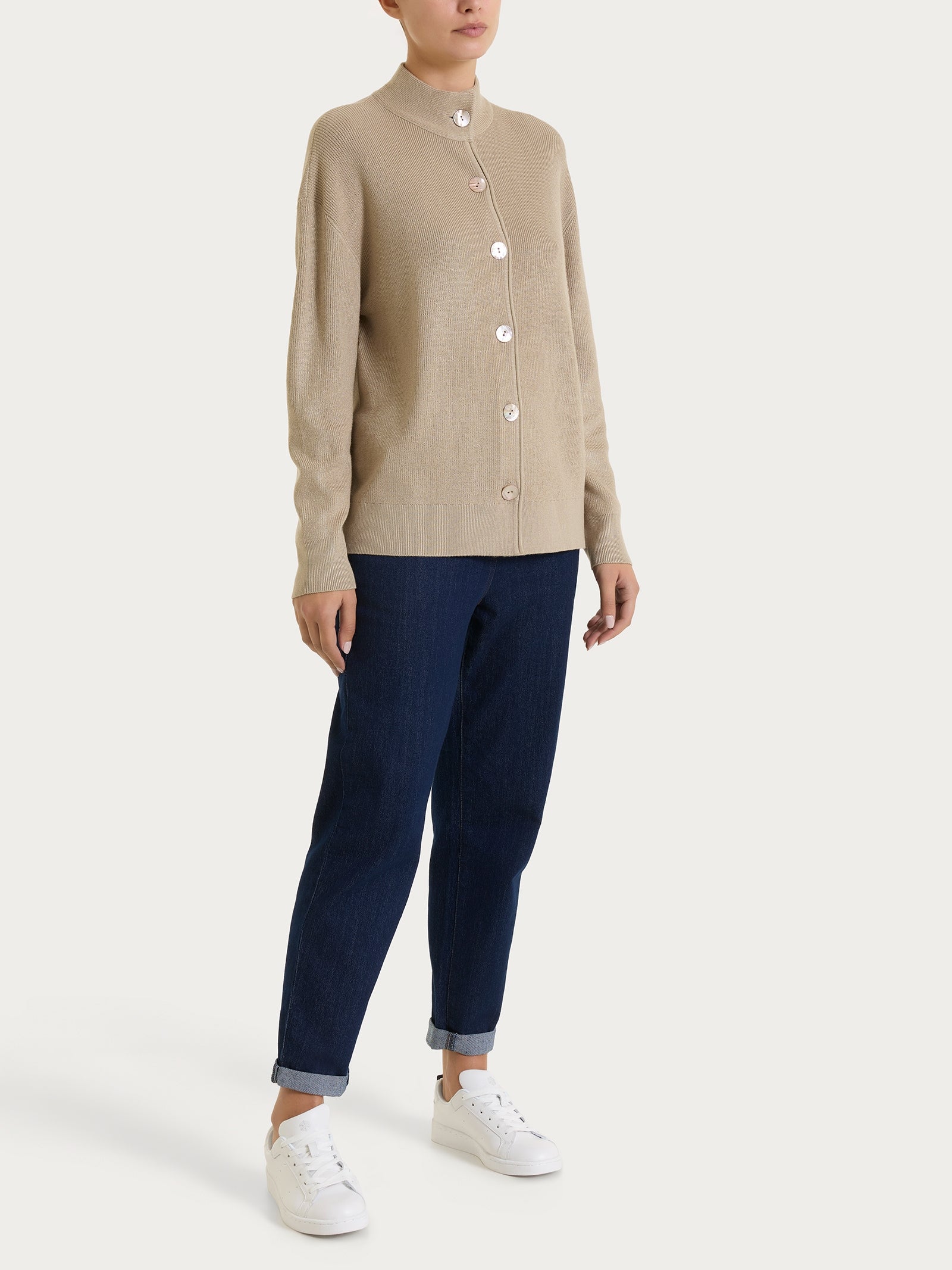 Ragno Four Seasons Cardigan Lupetto Glace’ Punto Perla