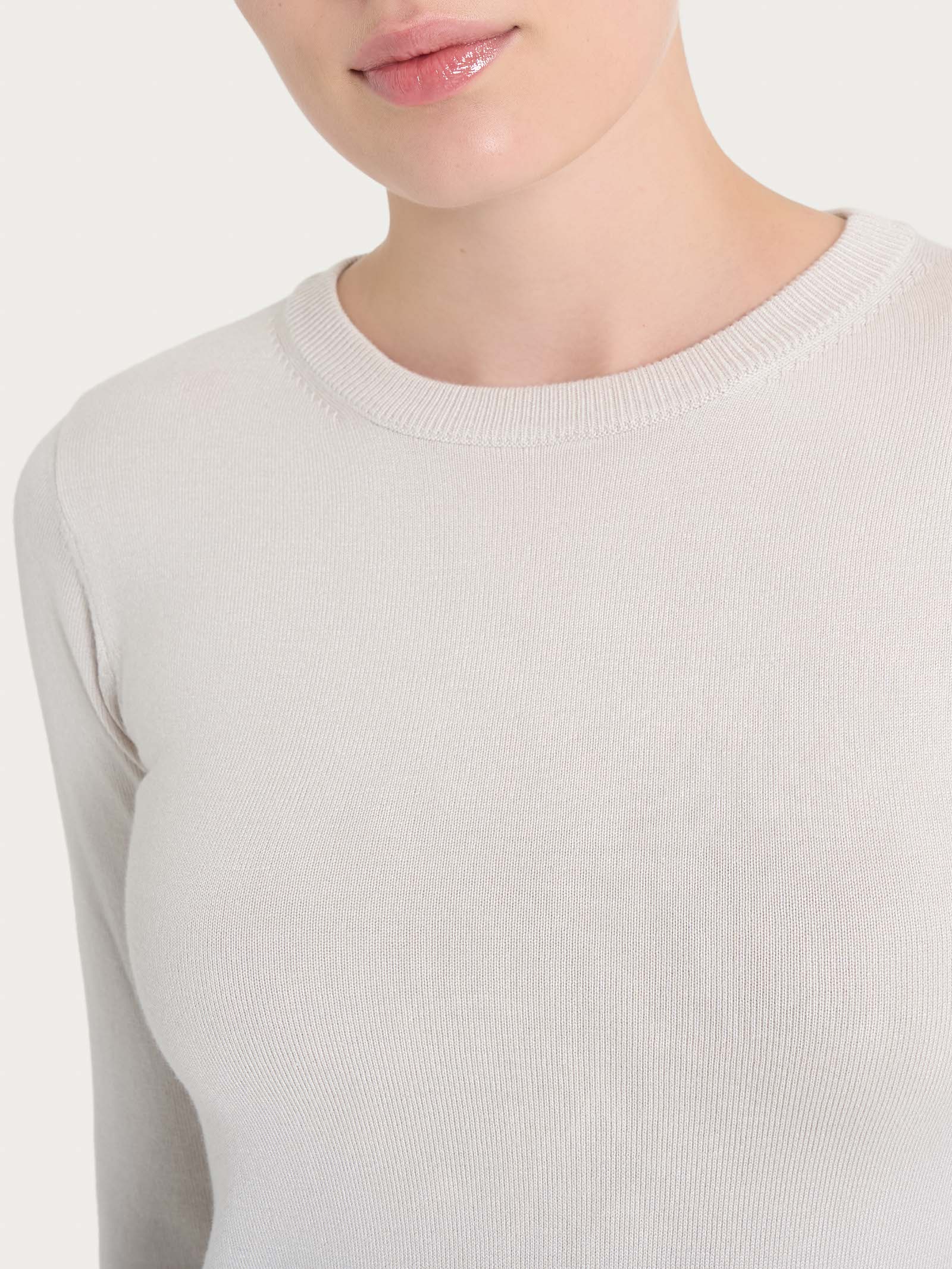 Ragno Four Seasons maglia girocollo Champignon termoregolante