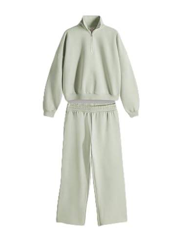 Next The Set tuta donna 2 pezzi S verde chiaro zip
