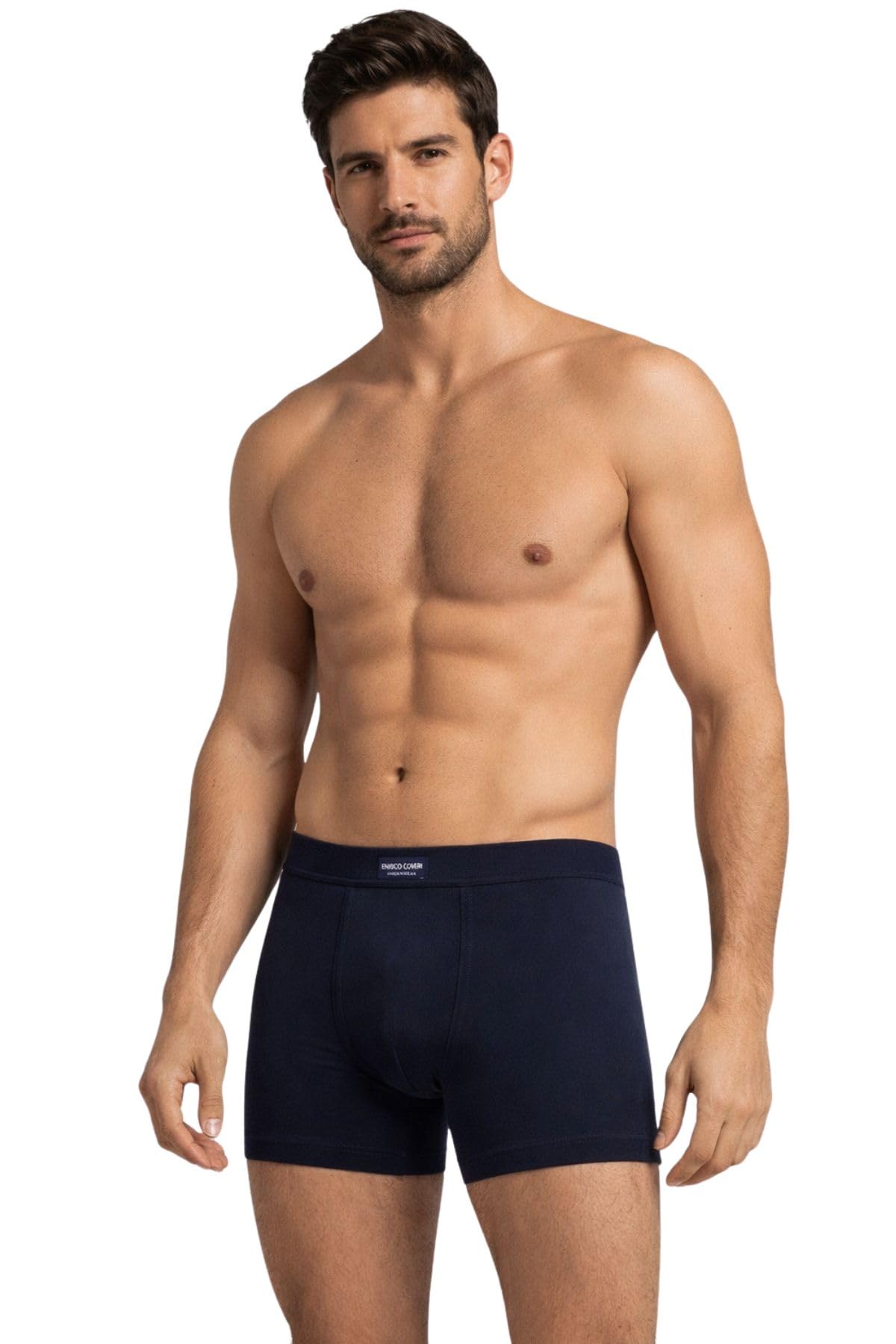 Enrico Coveri Boxer Uomo Cotone Elasticizzato Intimo 4 Pezzi