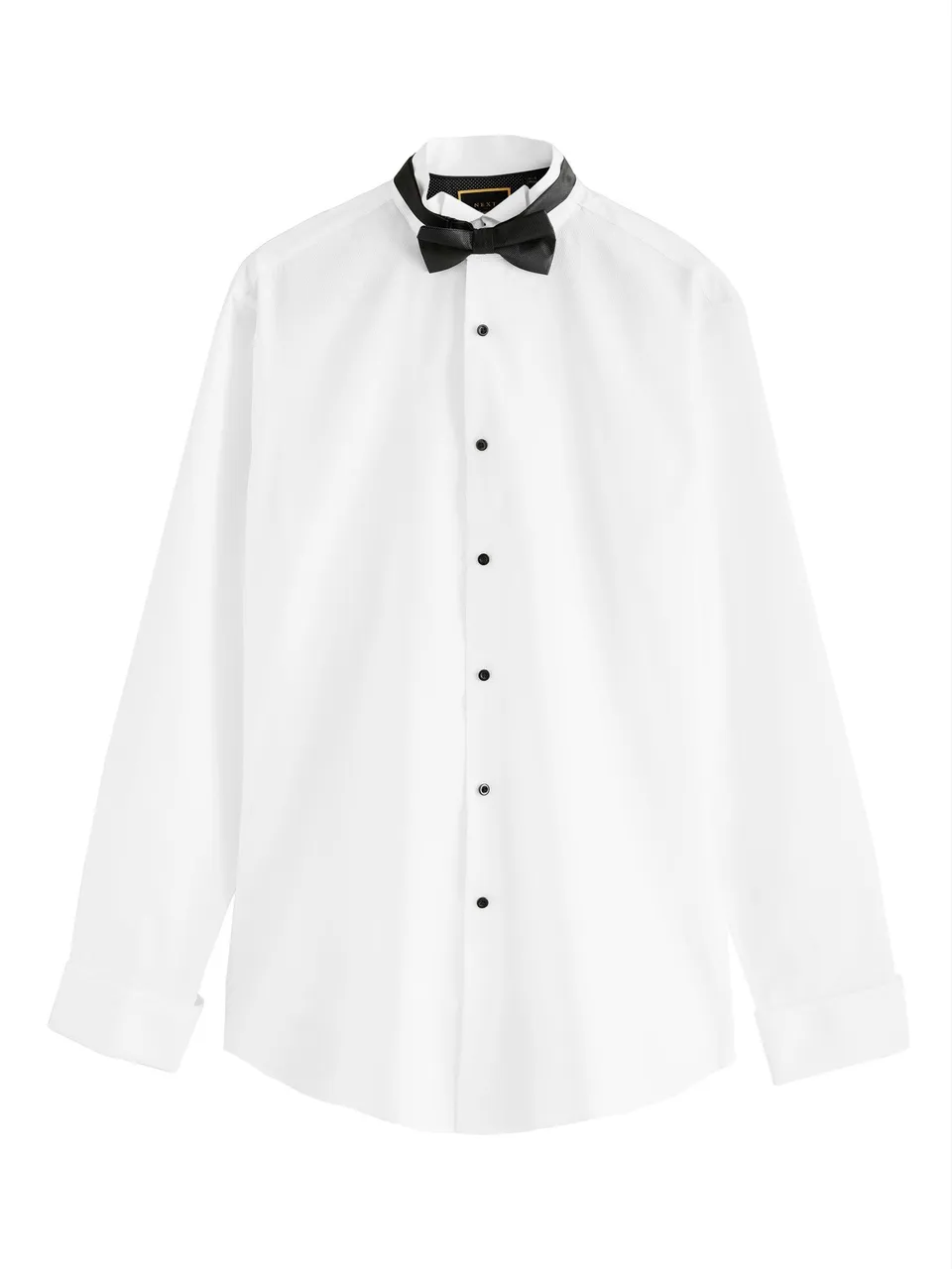 Next Polsini Doppi camicia uomo misto cotone slim